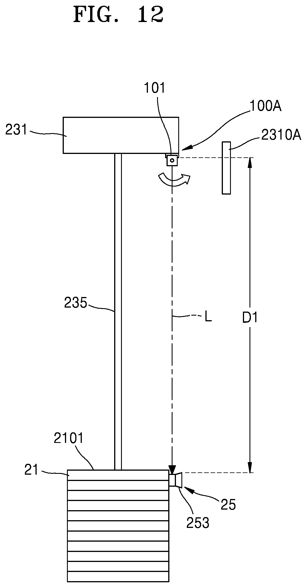 Patent US12403359 Figure 12 – Sensor module and weight exercise apparatus including the same