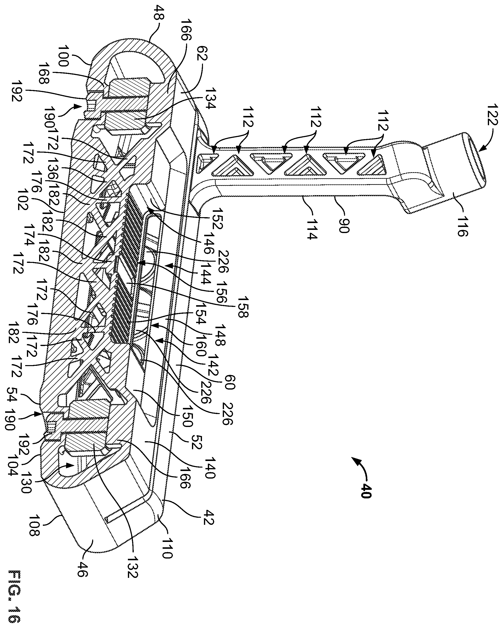 Patent US12403362 Figure 12 – Systems and methods for additive manufacturing of a golf club