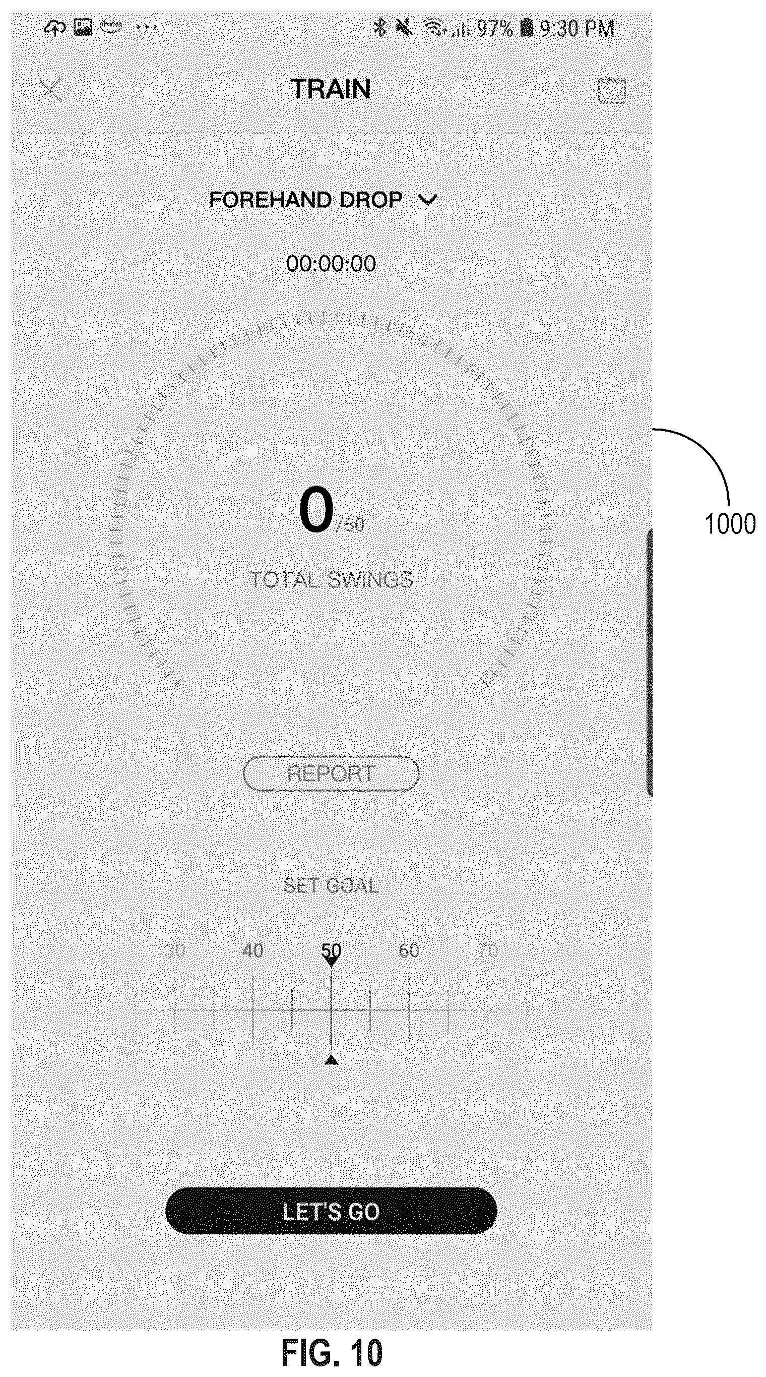 Patent US12403365 Figure 15 – Squash training system