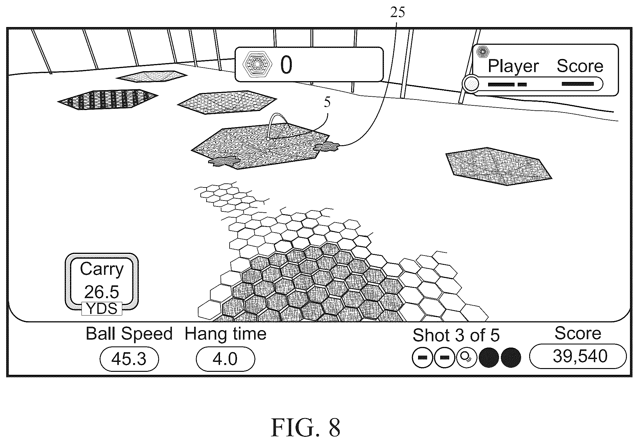 Patent US12403366 Figure 6 – Reactive game play