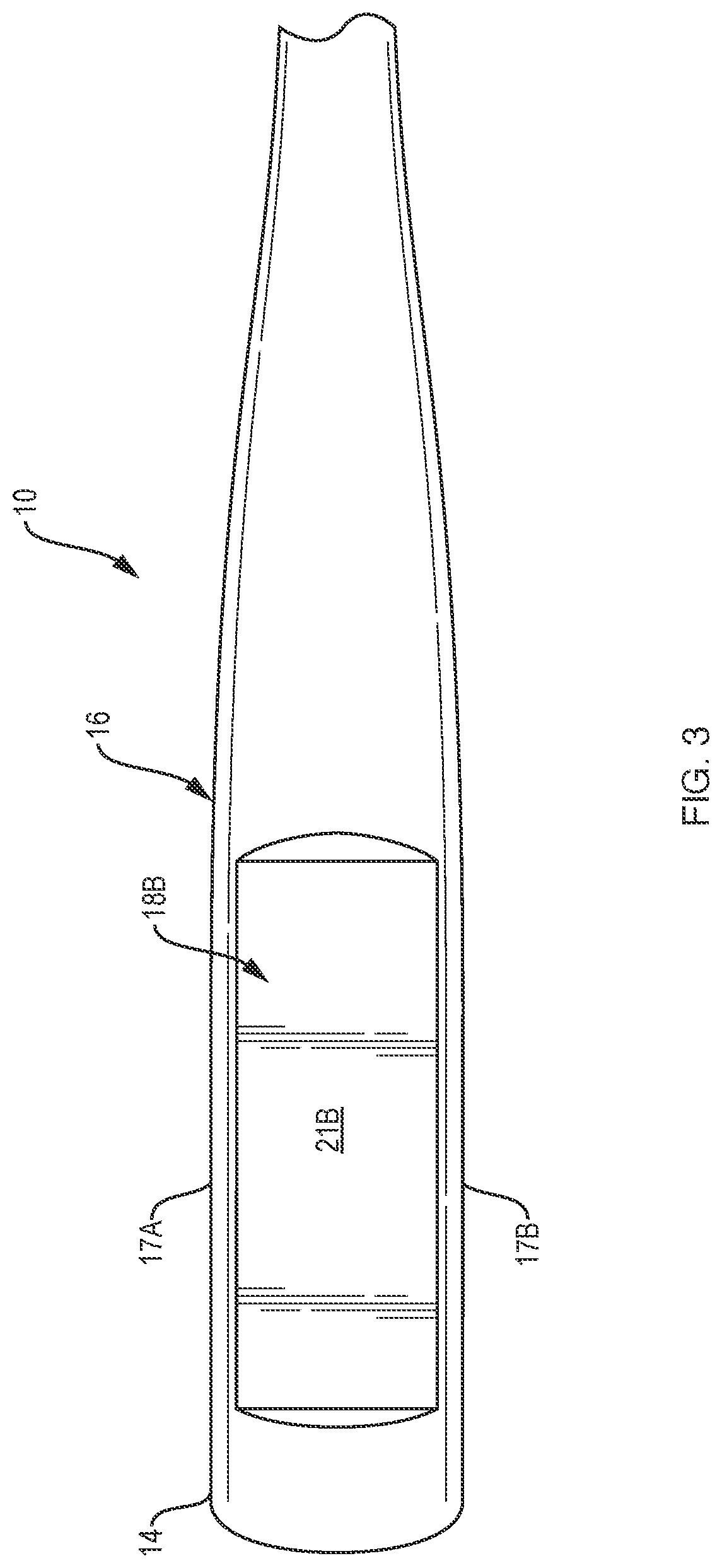 Patent US12403367 Figure 2 – Training bat