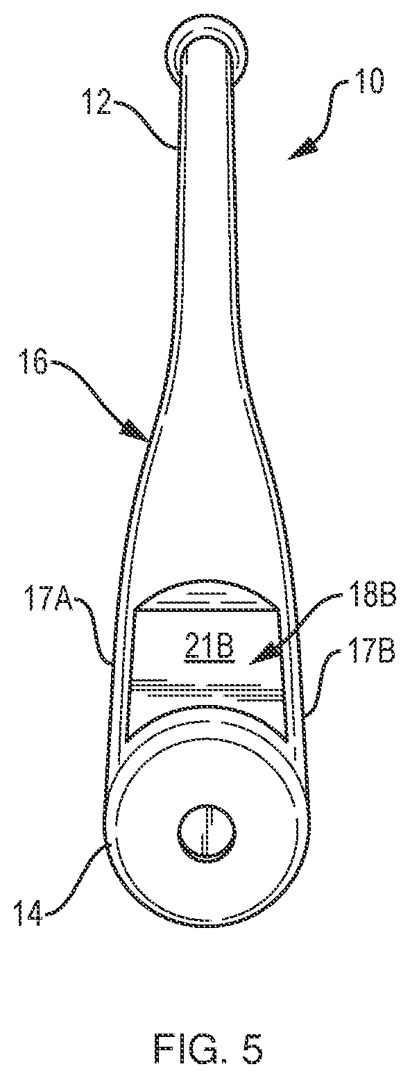 Patent US12403367 Figure 4 – Training bat