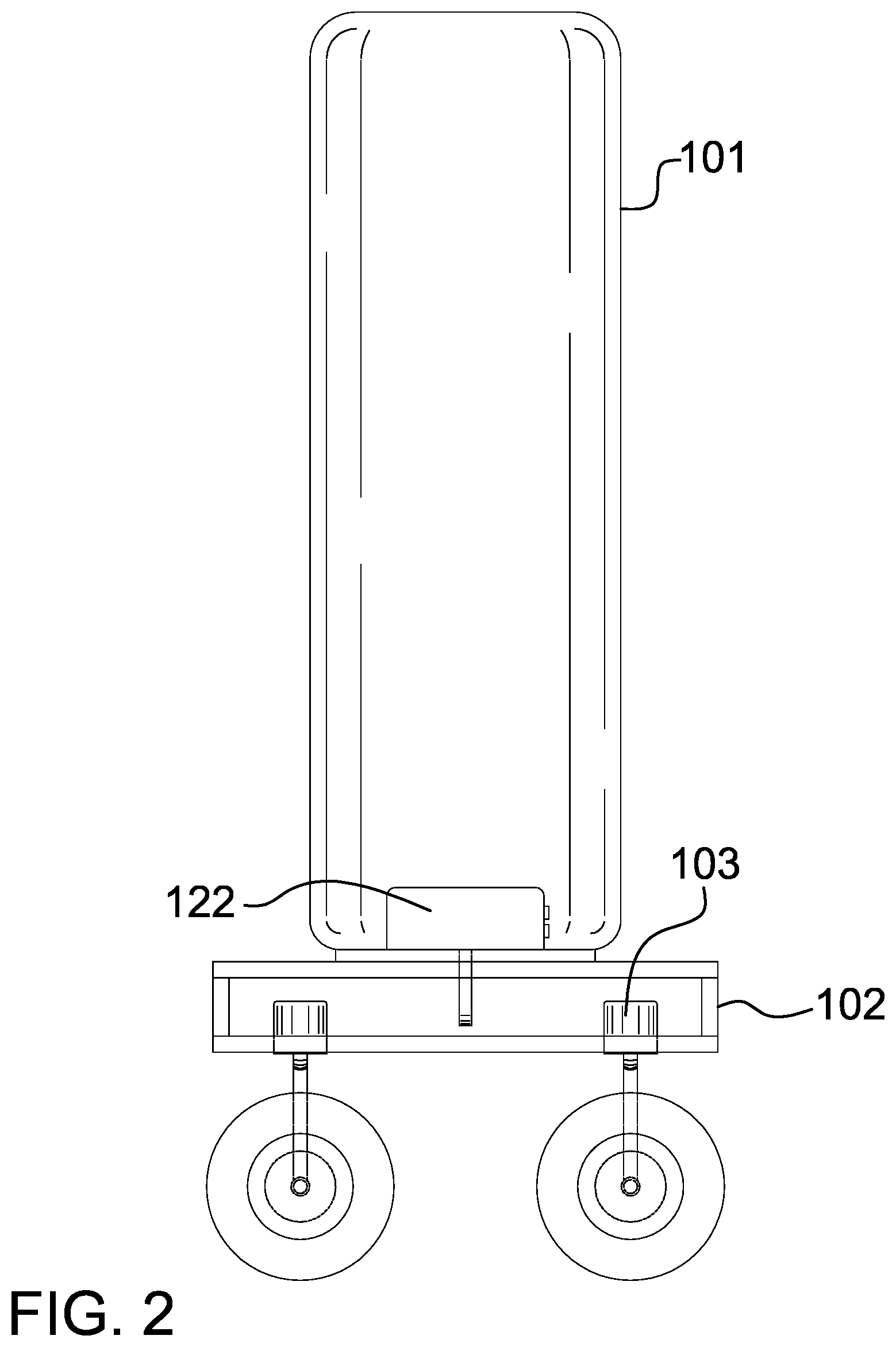 Patent US12403370 Figure 2 – Remote-controlled punching bag