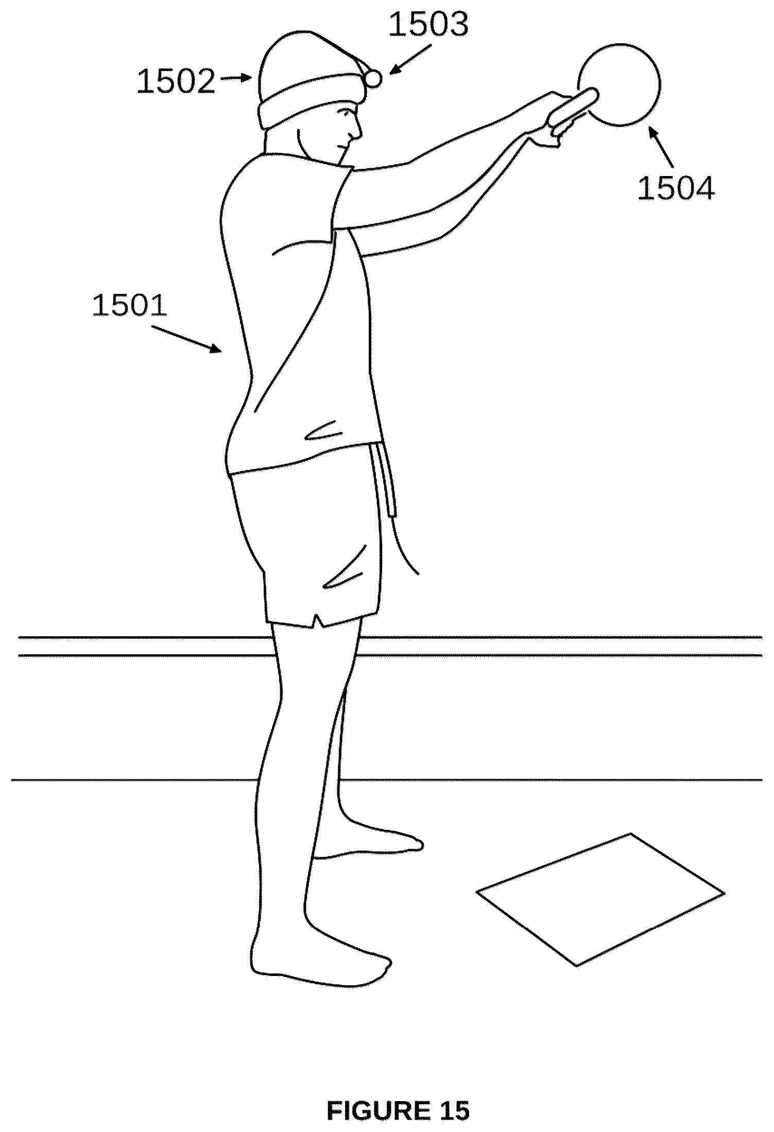 Patent US12403374 Figure 15 – Kettlebell swing hat