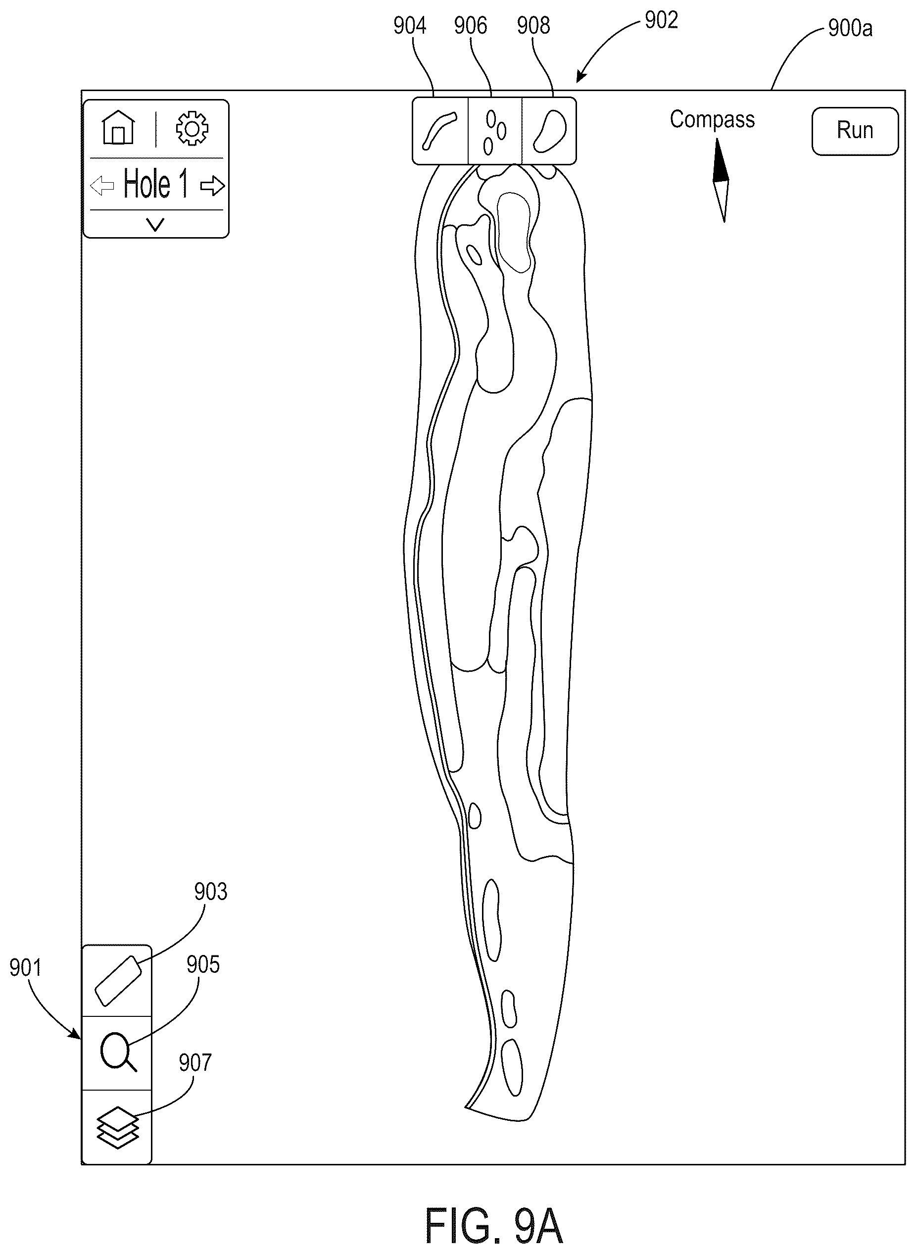Patent US12403375 Figure 16 – Golf tournament management system