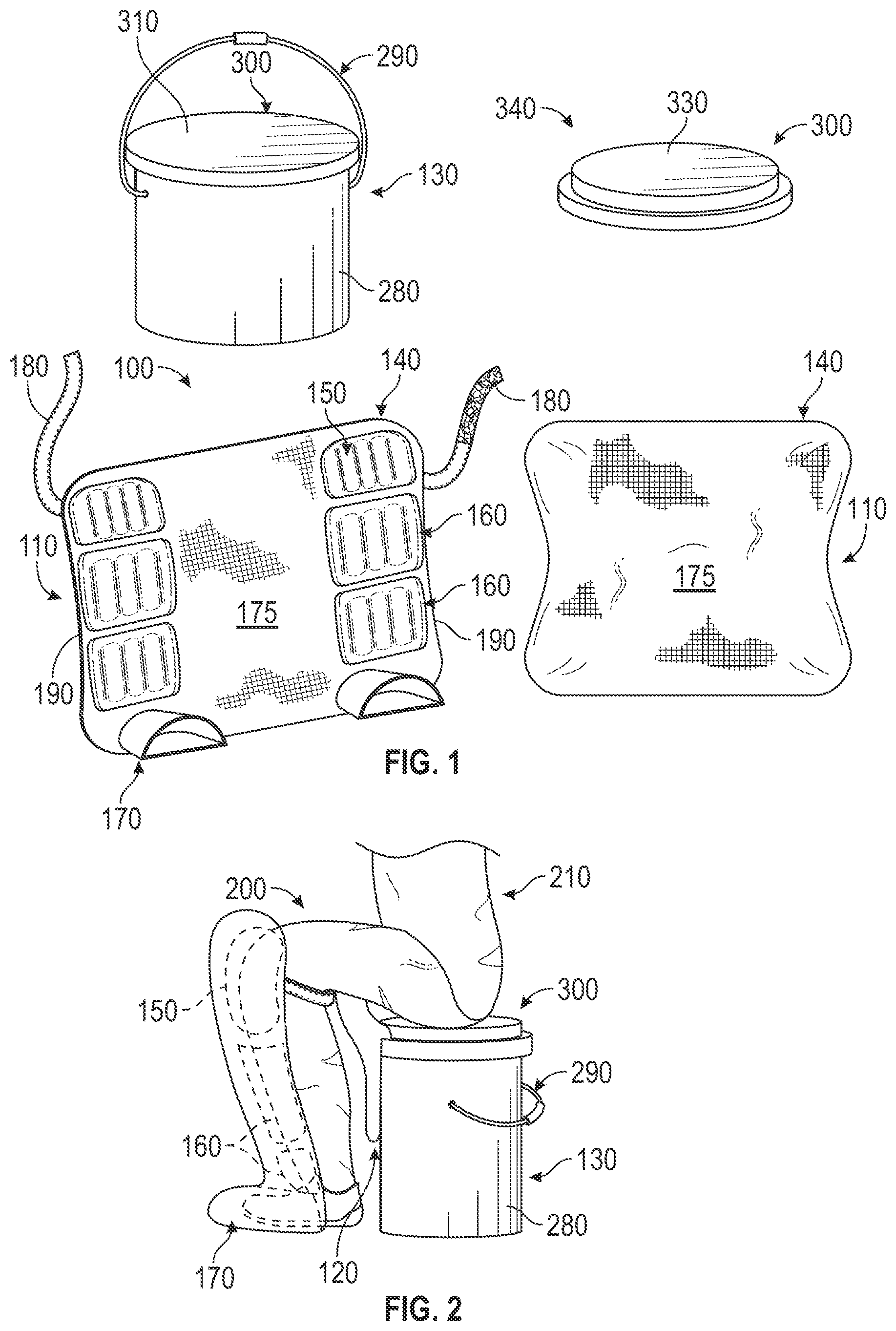 Patent US12403382 Figure 1 – Catching protection assembly and method