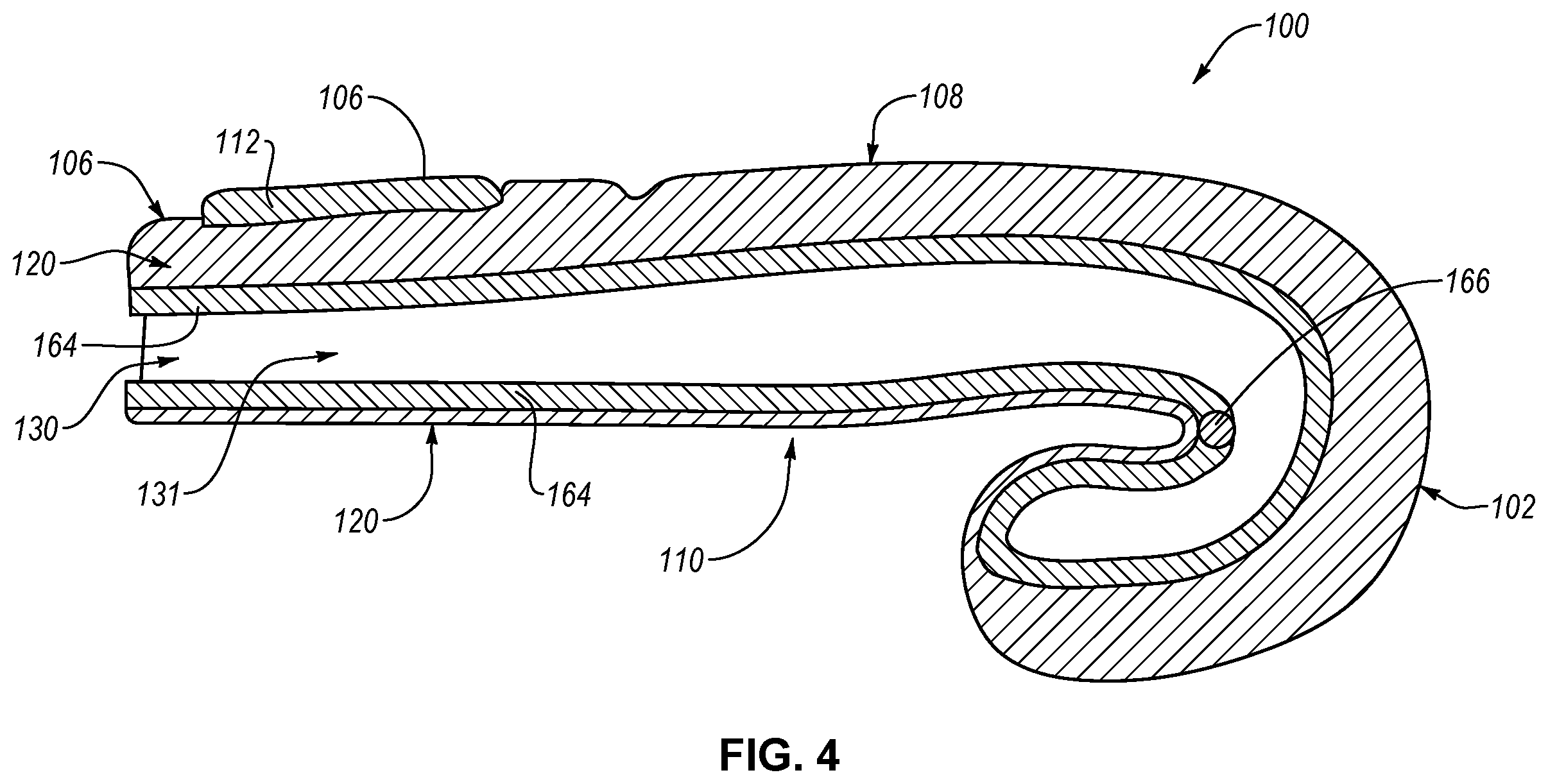 Patent US12403383 Figure 4 – Boxing glove with shock-absorbing lattice