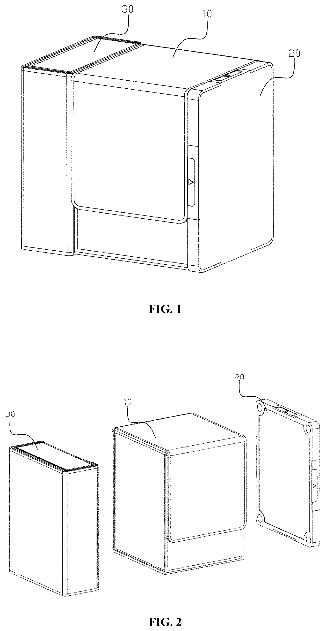 Patent US12403386 — Magnetic type card box assembly — Figure 1