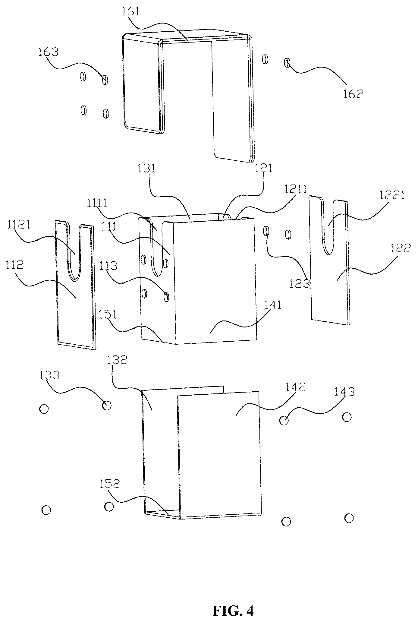 Patent US12403386 Figure 3 – Magnetic type card box assembly