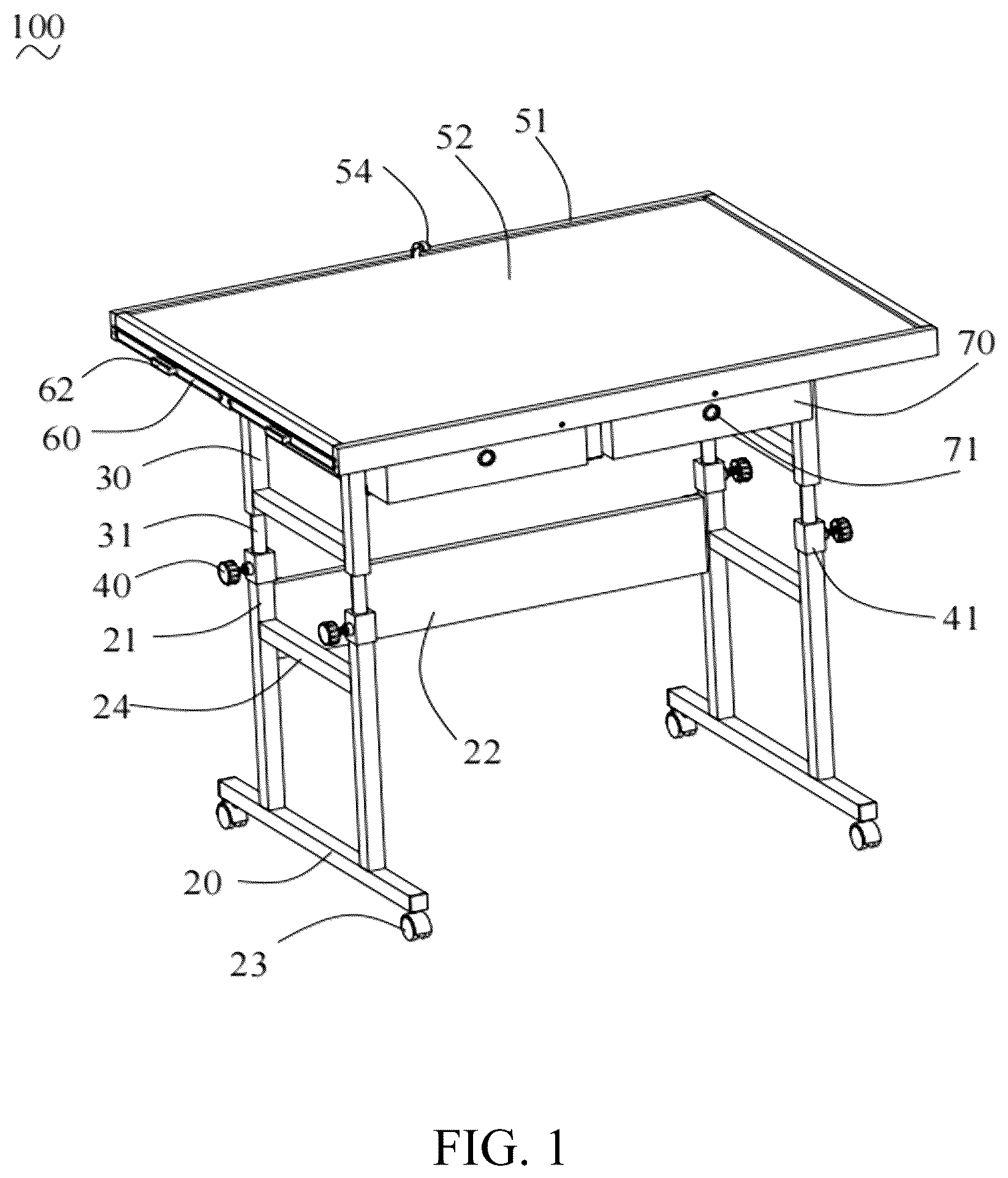 Patent US12403390 Figure 1 – Jigsaw puzzle table