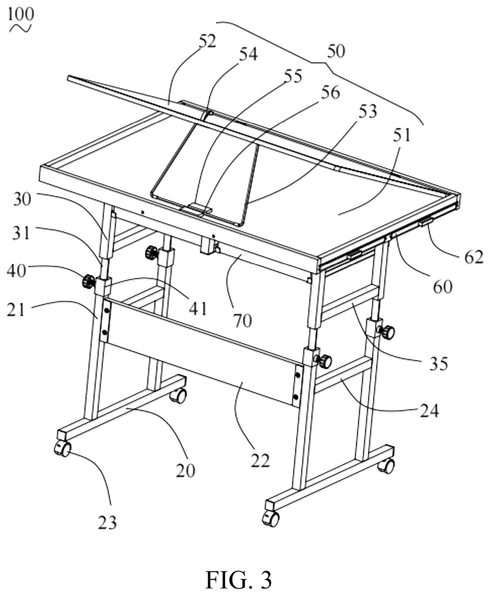 Patent US12403390 Figure 3 – Jigsaw puzzle table