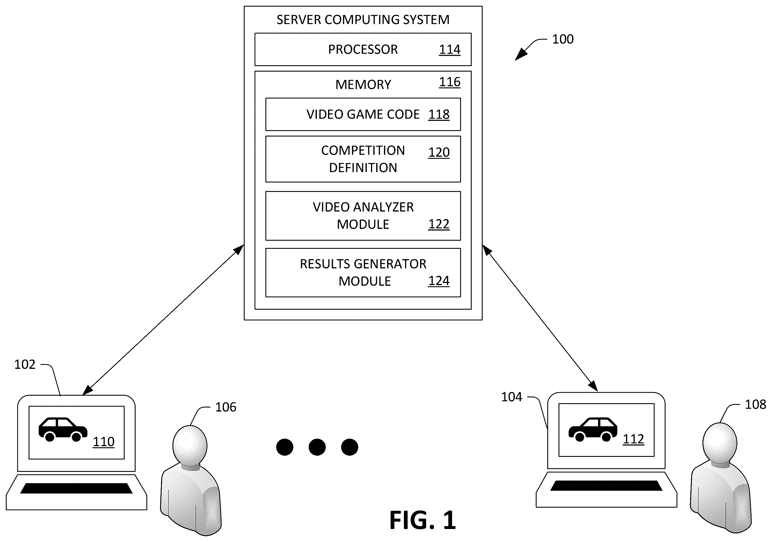 Patent US12403393 Figure 1 – Detecting events in a livestream video of a video game in an esports competition