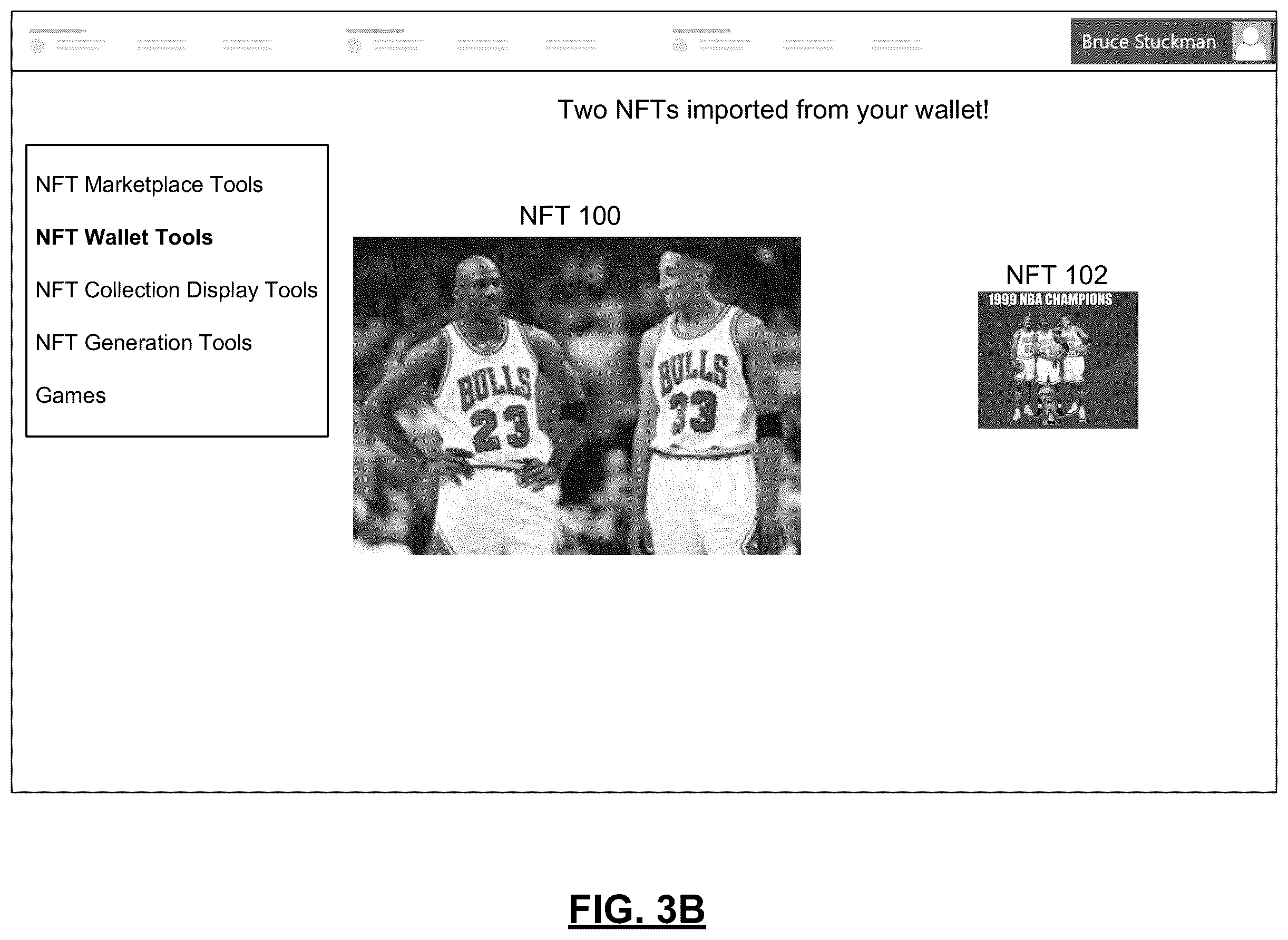 Patent US12403401 Figure 5 – Game platform for updating game NFTs based on authenticated game play