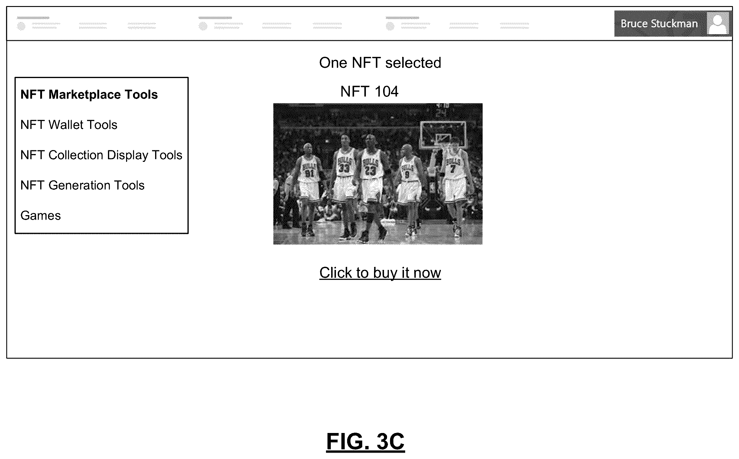 Patent US12403401 Figure 6 – Game platform for updating game NFTs based on authenticated game play