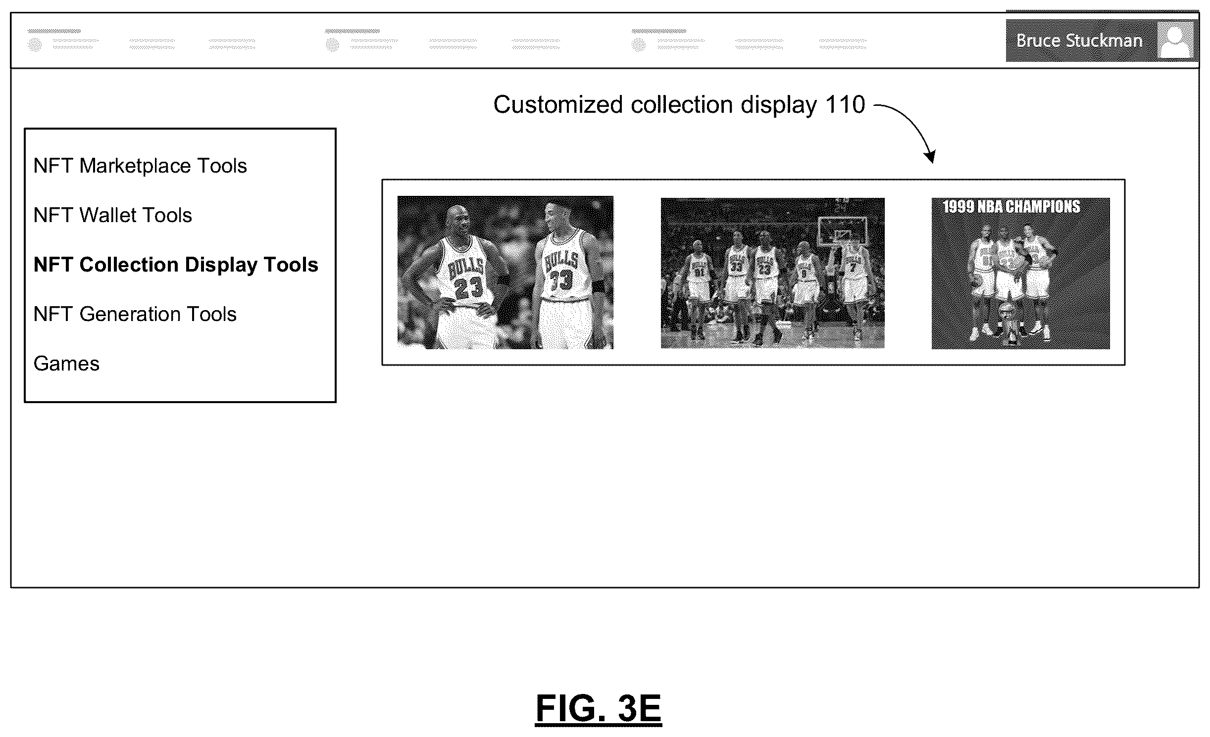Patent US12403401 Figure 8 – Game platform for updating game NFTs based on authenticated game play