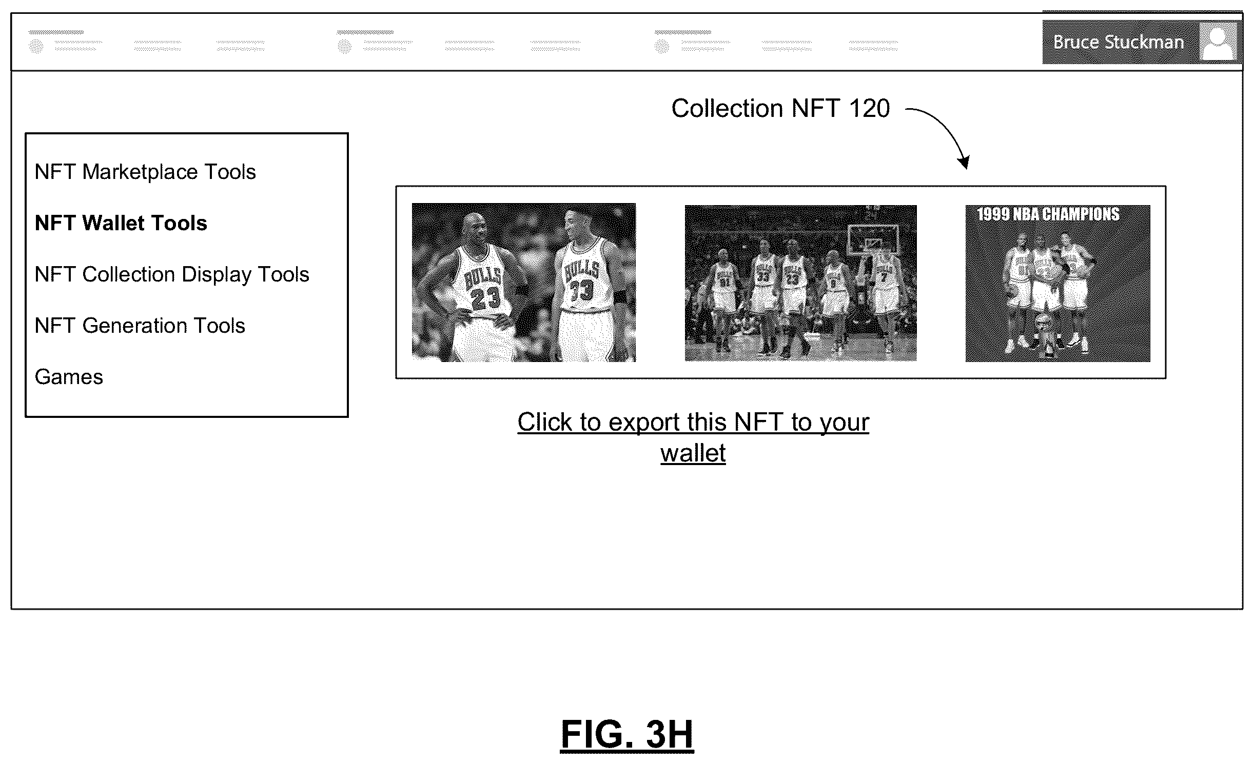 Patent US12403401 Figure 11 – Game platform for updating game NFTs based on authenticated game play