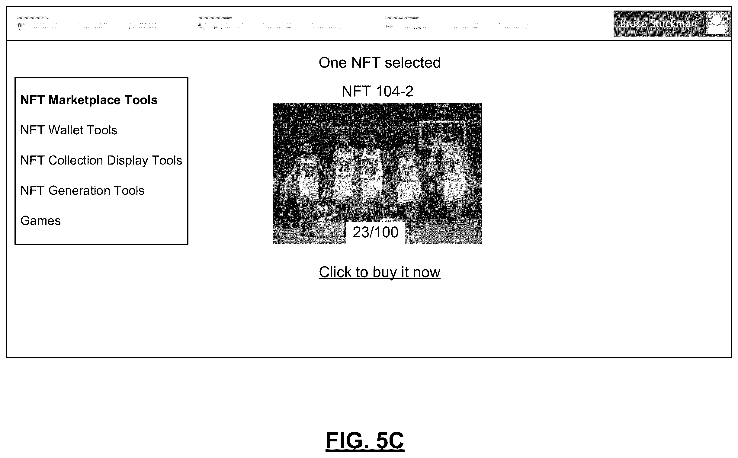 Patent US12403401 Figure 18 – Game platform for updating game NFTs based on authenticated game play