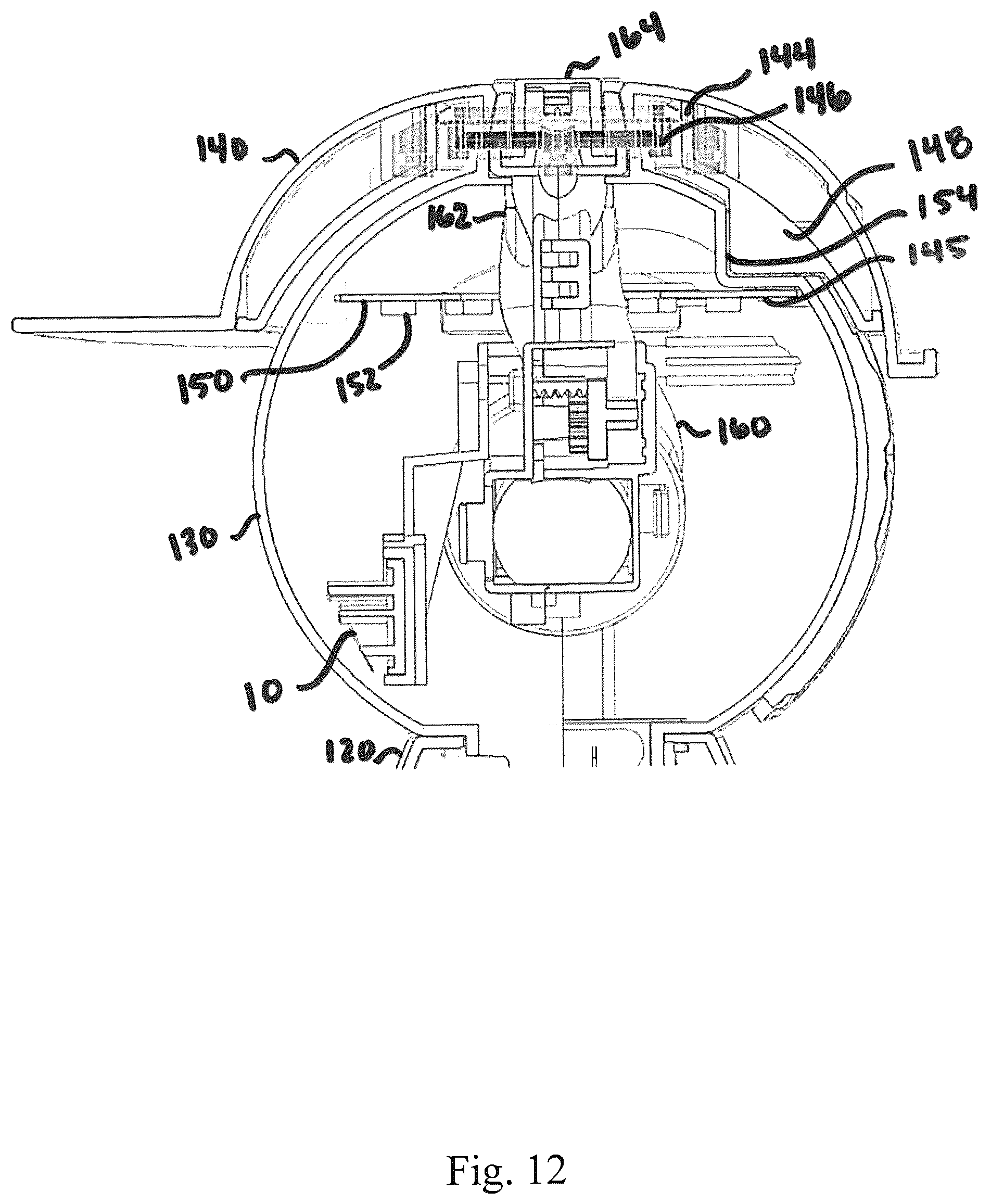 Patent US12403411 Figure 12 – Animated bubble toy customizable and activated by the attachment of an accessory