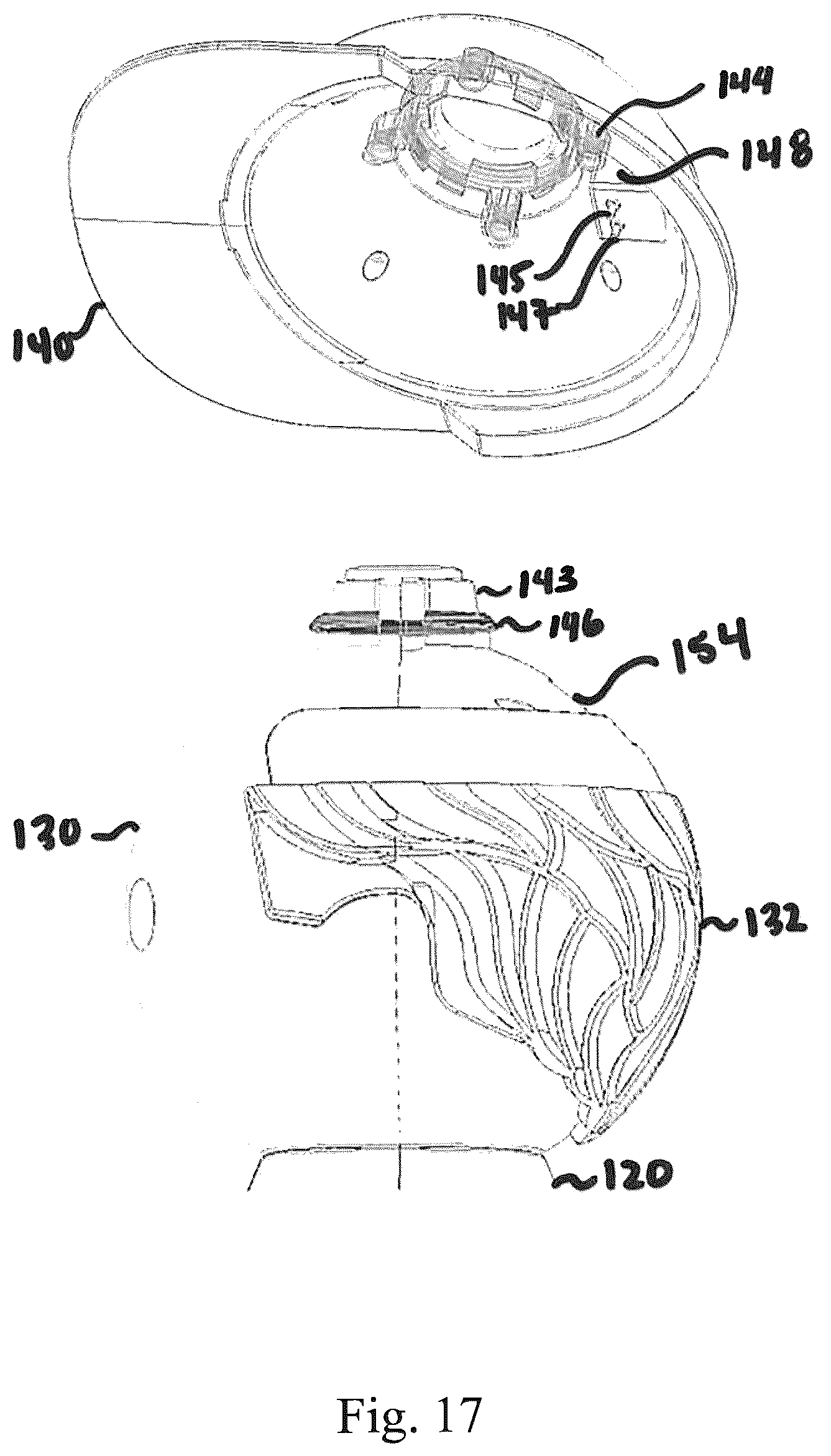 Patent US12403411 Figure 17 – Animated bubble toy customizable and activated by the attachment of an accessory