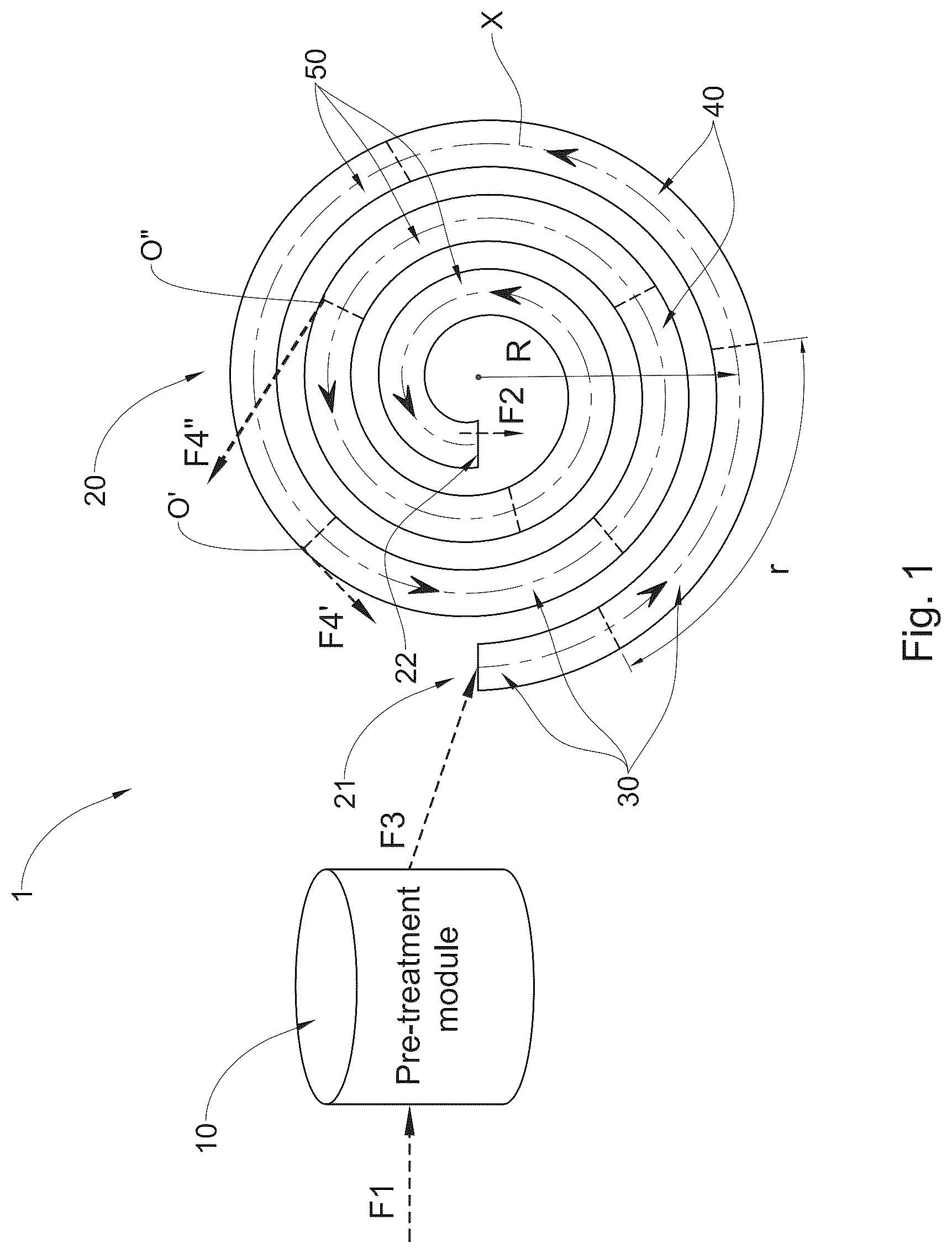 Patent US12403414 Figure 1 – Method for separation of particles suspended in a fluid