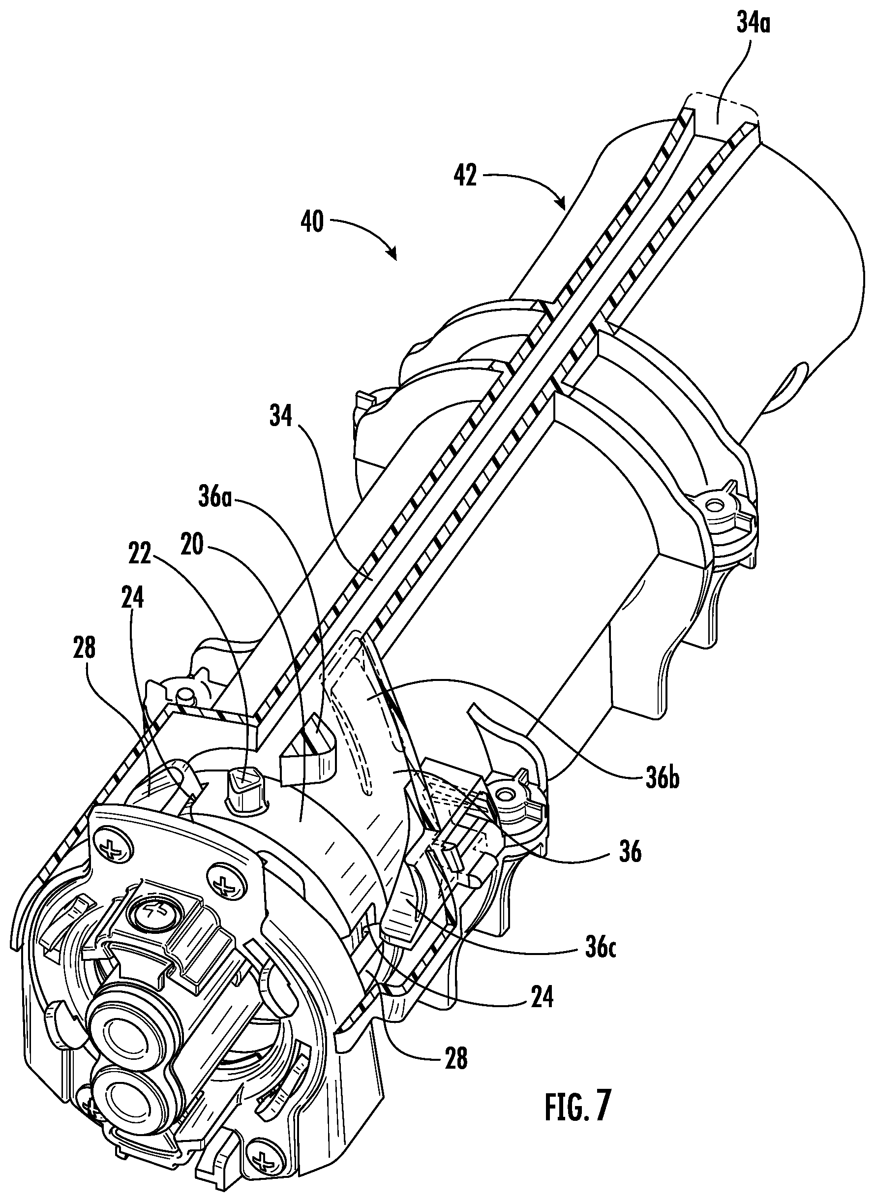 Patent US12403416 Figure 7 – Mechanical interlock system for a filter