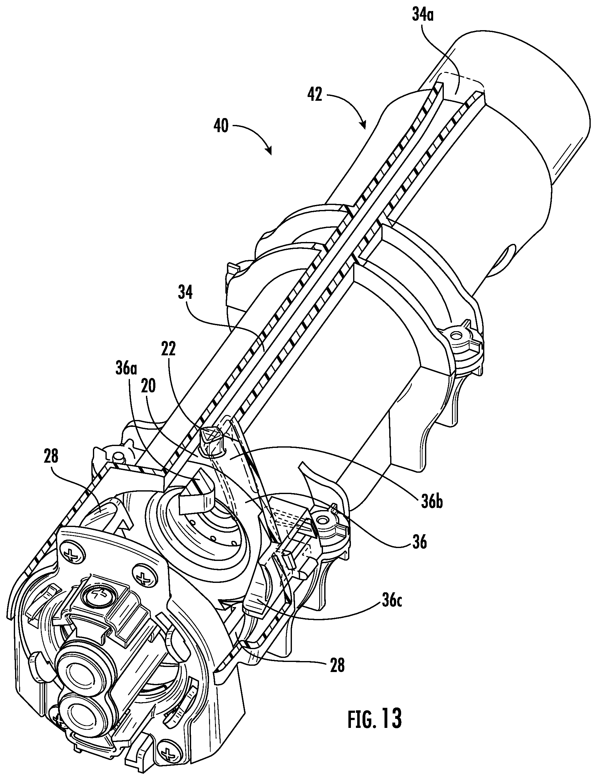 Patent US12403416 Figure 12 – Mechanical interlock system for a filter