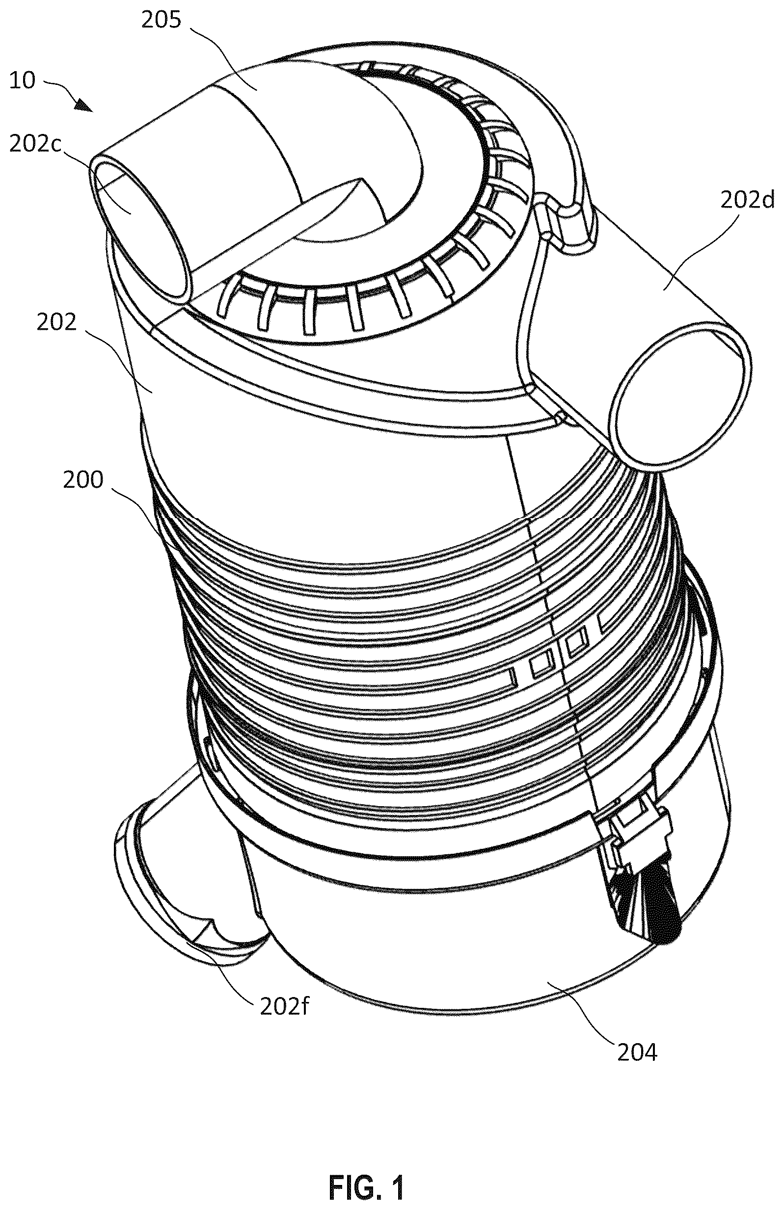 Patent US12403419 — Filter elements and assemblies — Figure 1