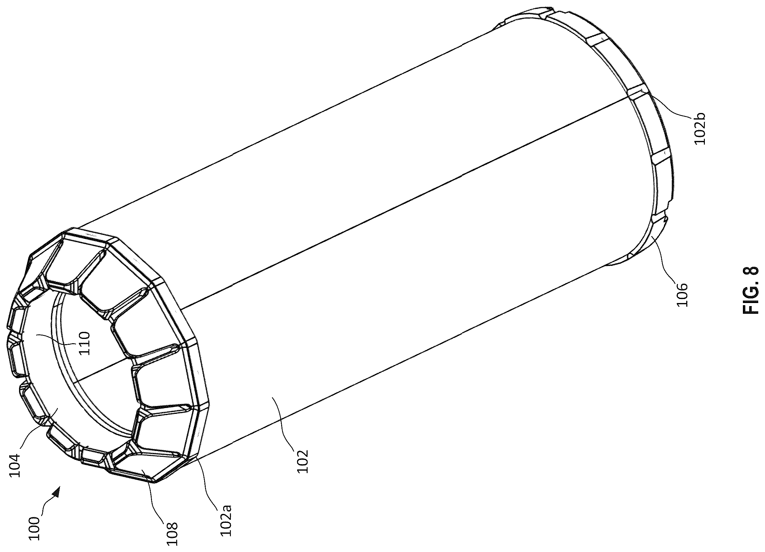Patent US12403419 Figure 6 – Filter elements and assemblies