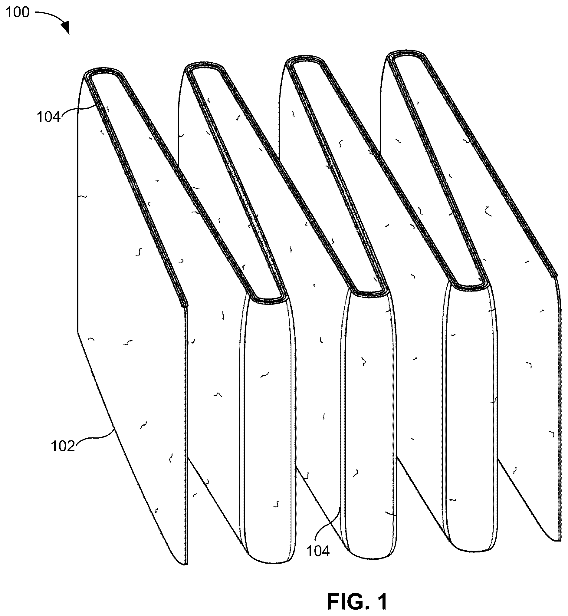 Patent US12403420 Figure 1 – Filter and filter assembly for paint overspray capture