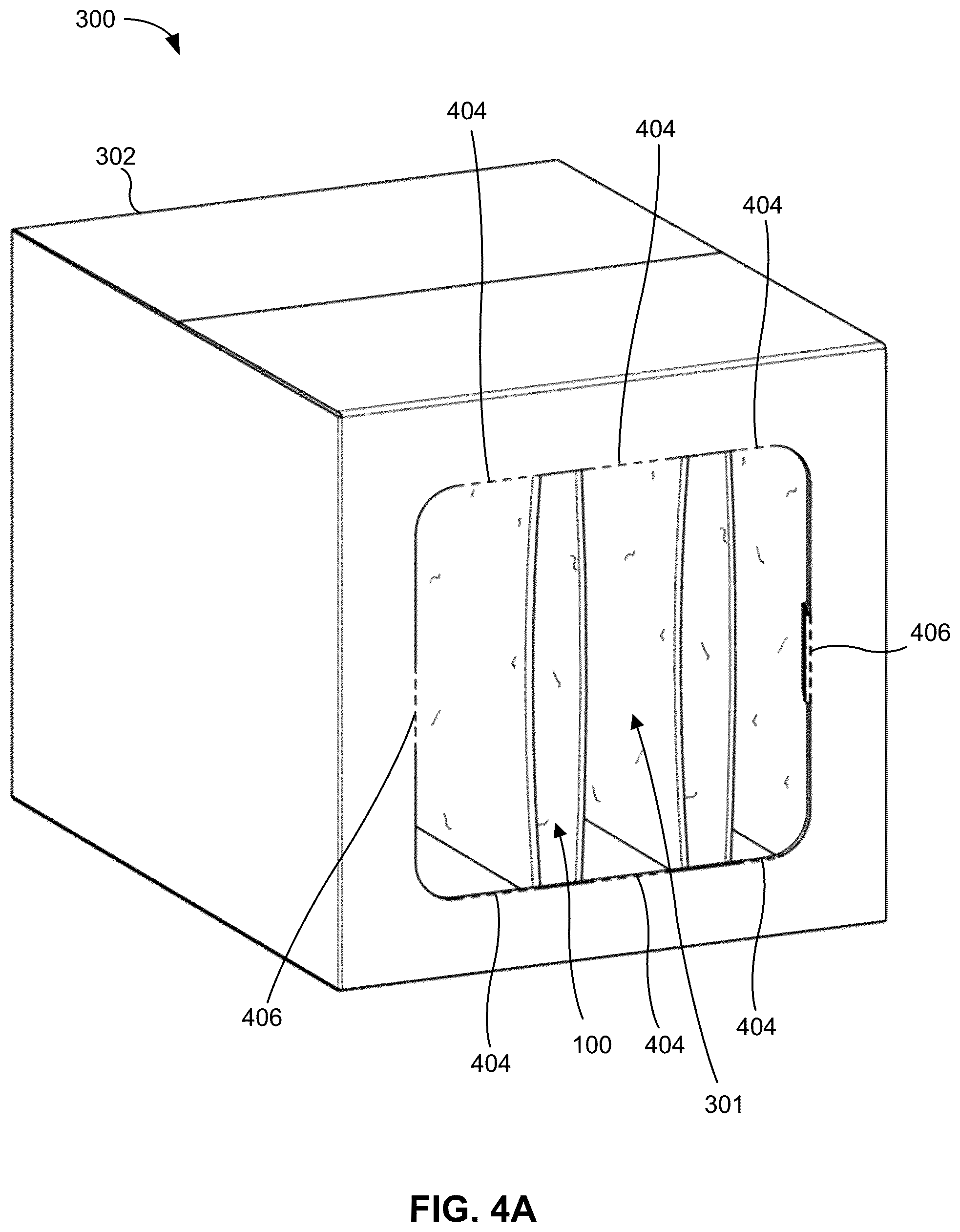 Patent US12403420 Figure 4 – Filter and filter assembly for paint overspray capture