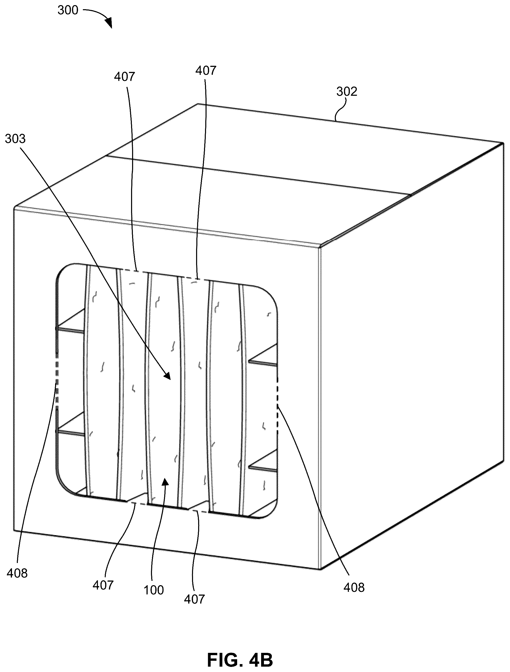 Patent US12403420 Figure 5 – Filter and filter assembly for paint overspray capture