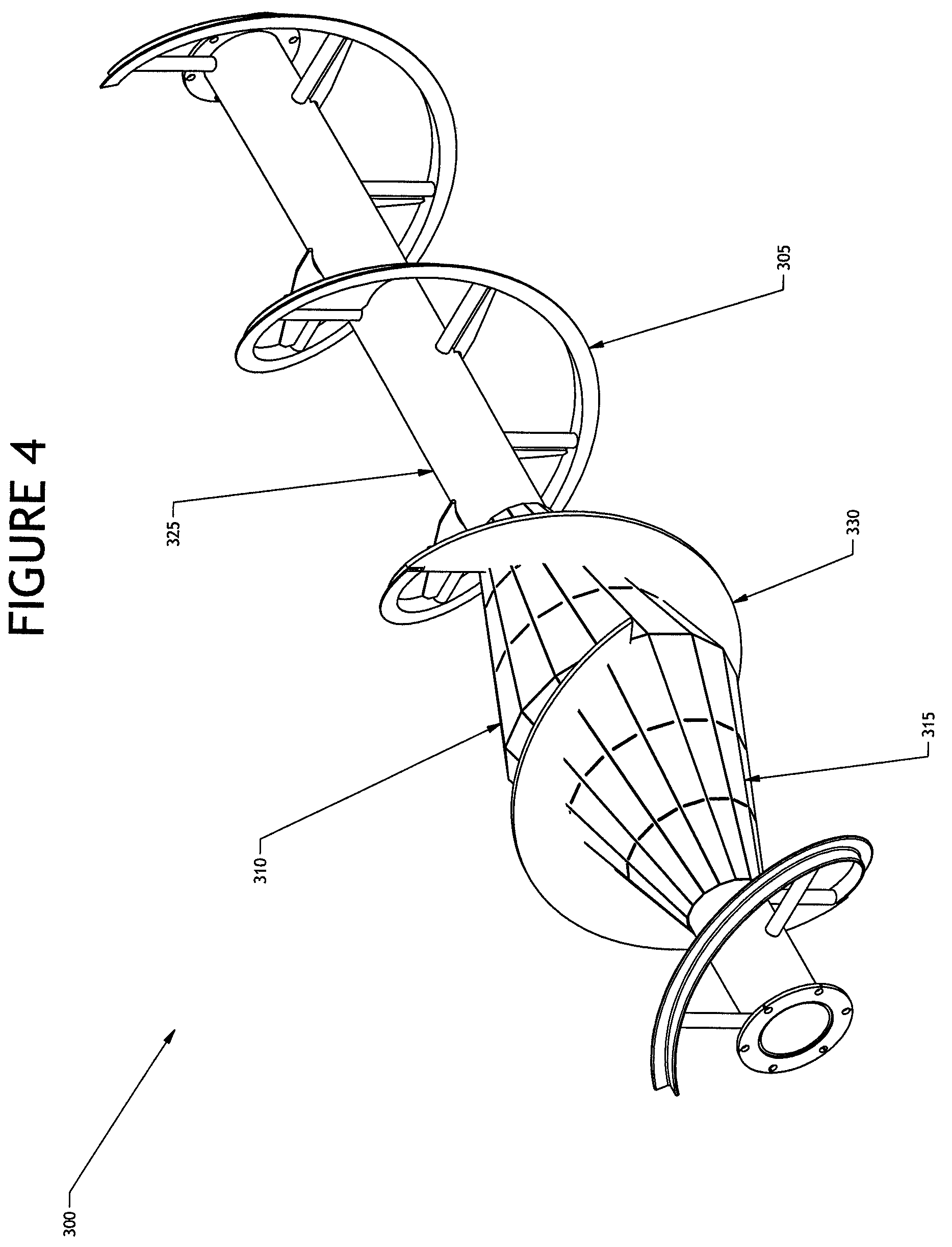 Patent US12403431 Figure 4 – Coned auger