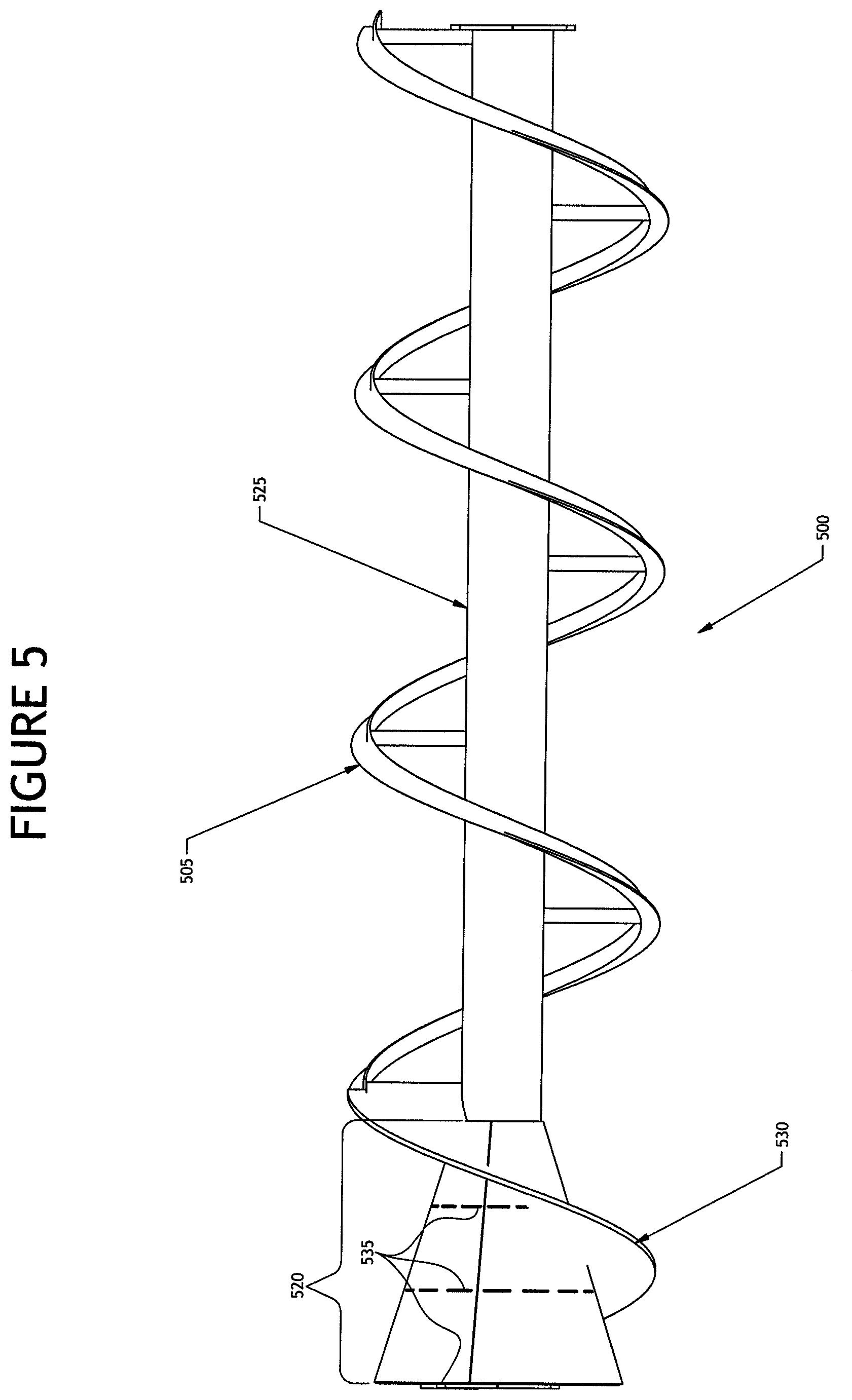 Patent US12403431 Figure 5 – Coned auger