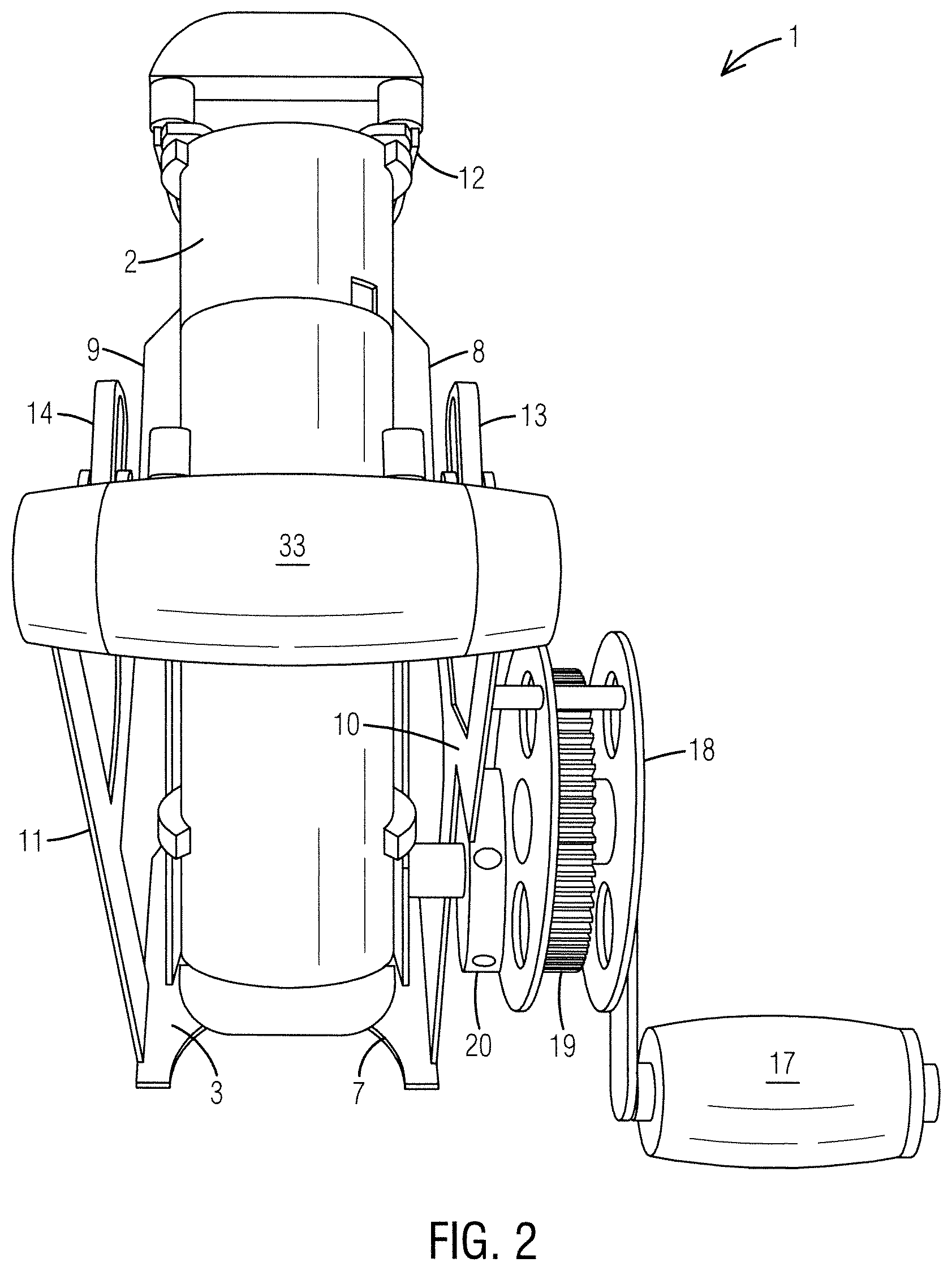 Patent US12403432 Figure 2 – Shaker for aerosol spray cans
