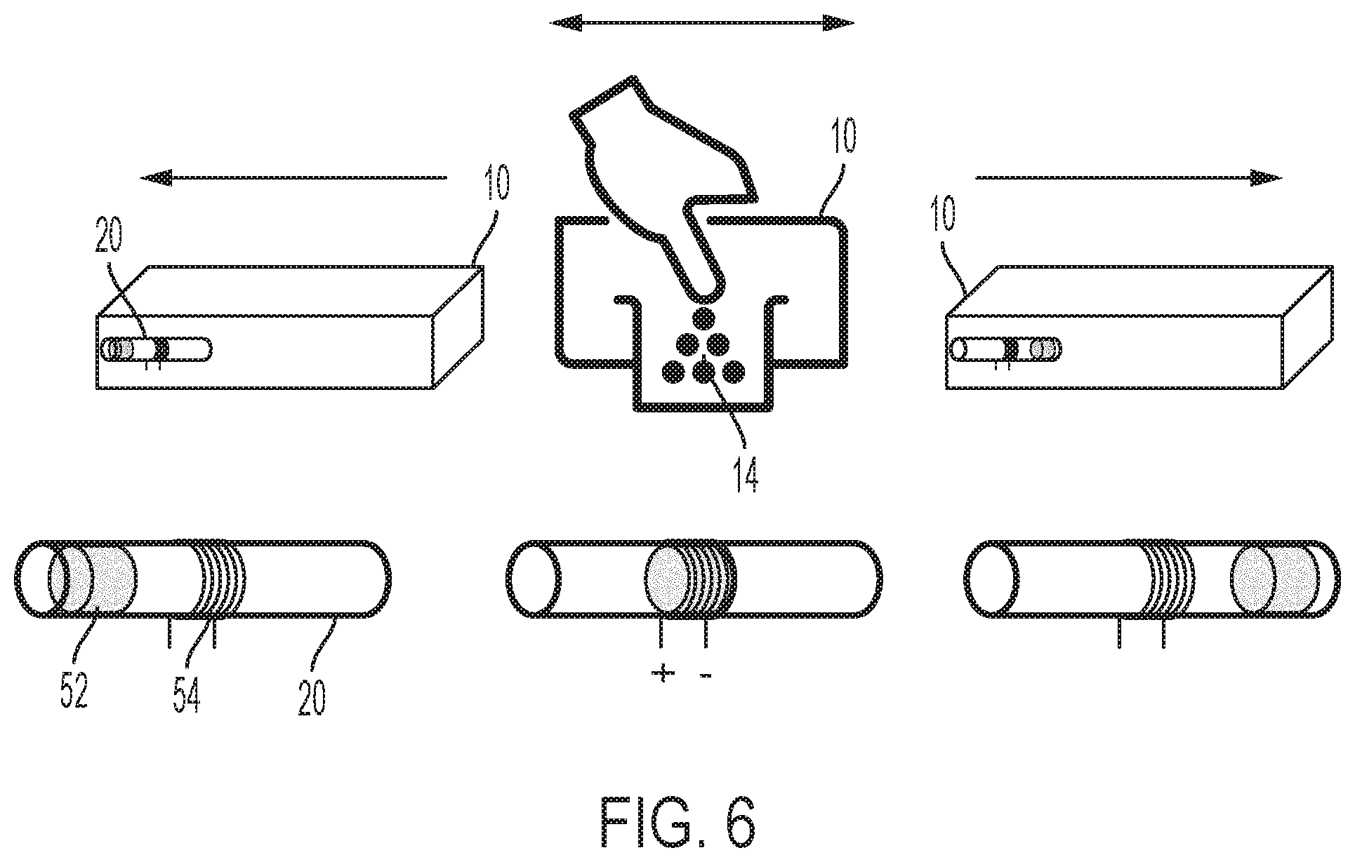 Patent US12403434 Figure 4 – Print material container