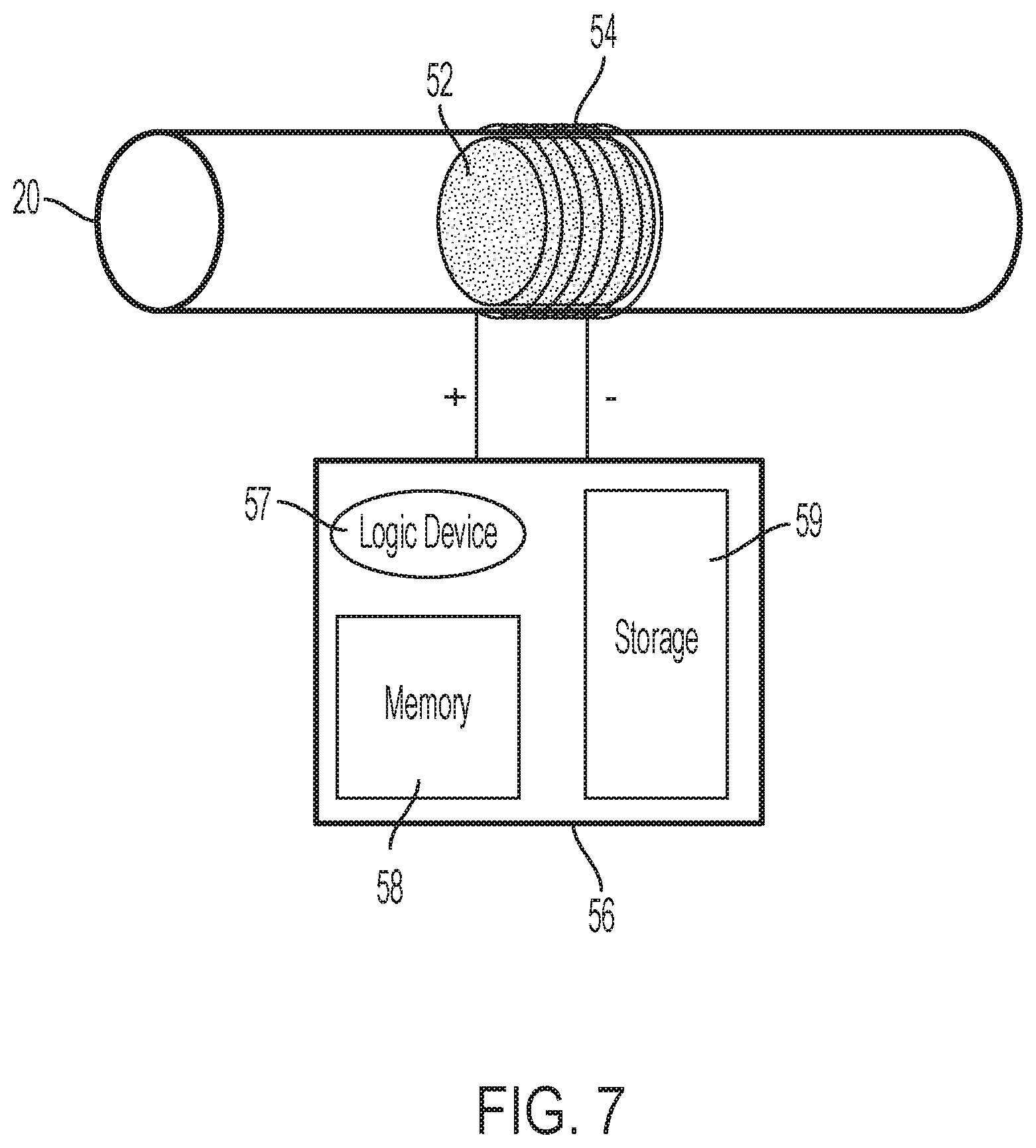 Patent US12403434 Figure 5 – Print material container