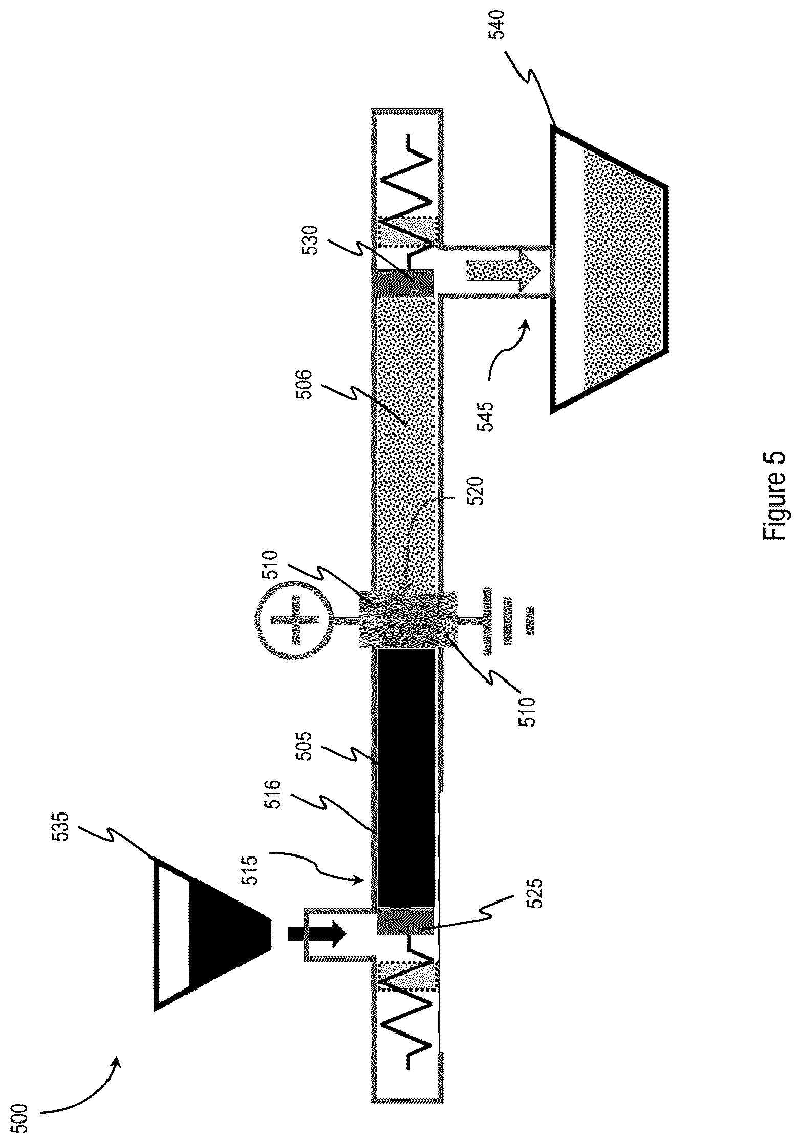 Patent US12403438 Figure 5 – Device and method for continuous synthesis of graphene