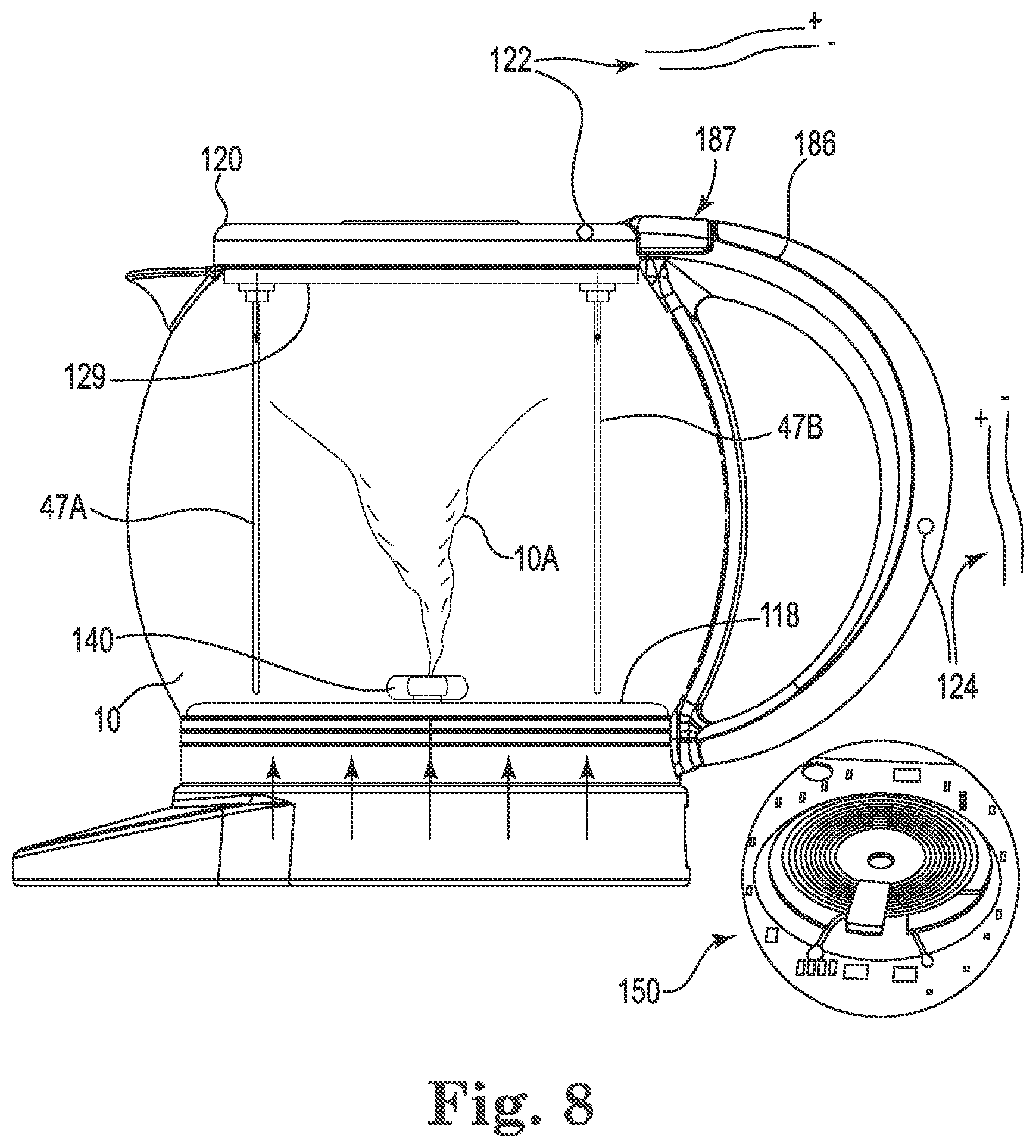 Patent US12403441 Figure 8 – Colloidal brewing system