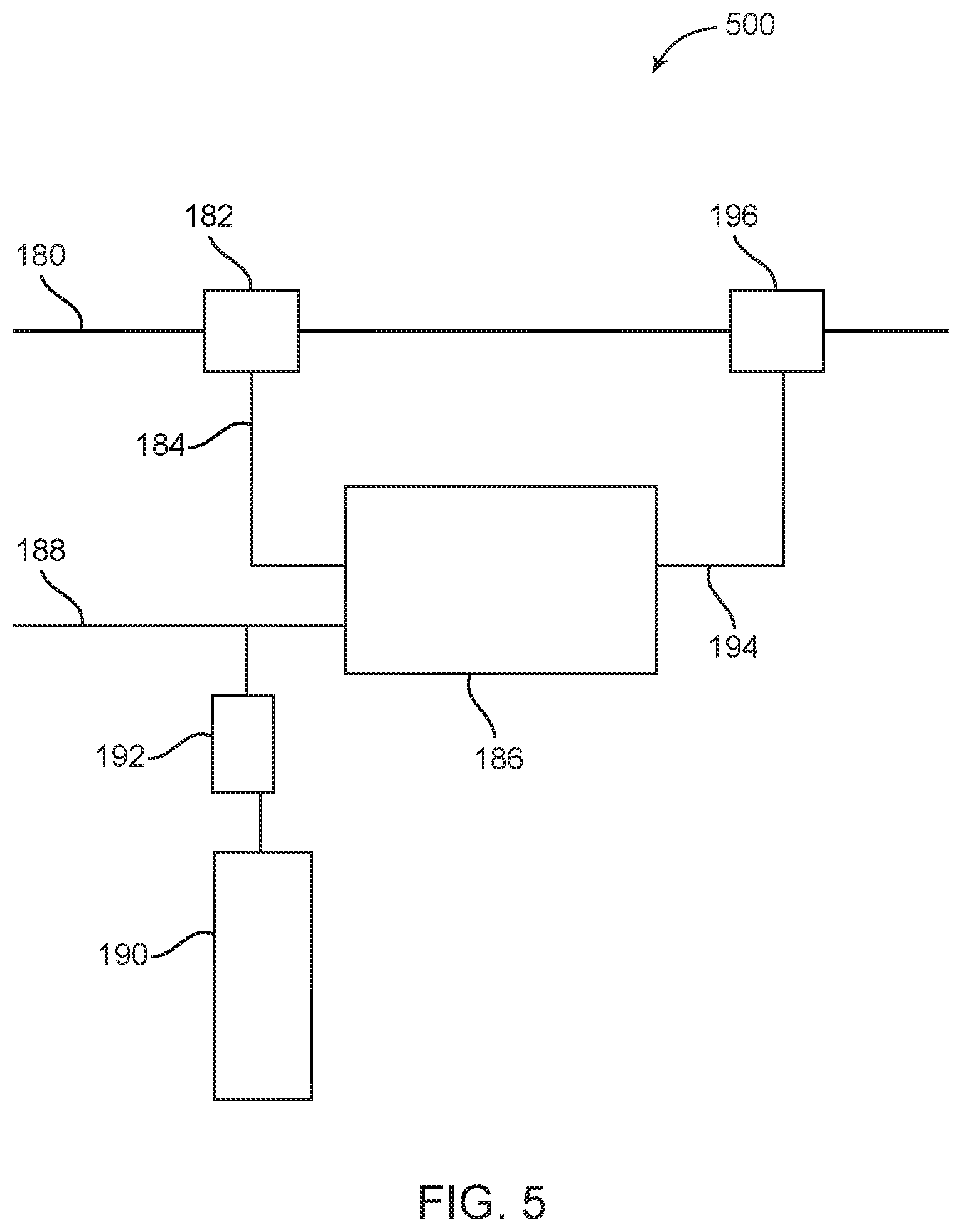Patent US12403444 Figure 5 – Controlled production of aqueous halogen solutions with varying compositions