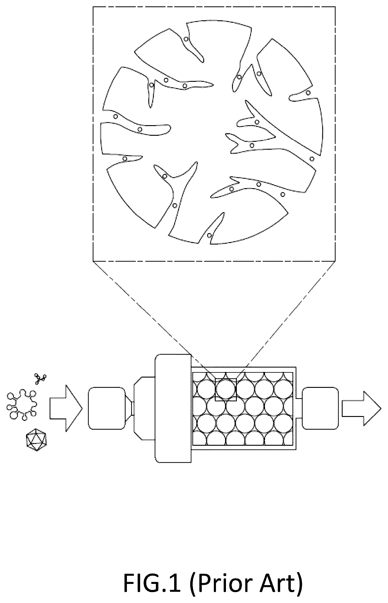 Patent US12403453 Figure 1 – Stationary phase medium for adsorption chromatography and manufacturing method thereof