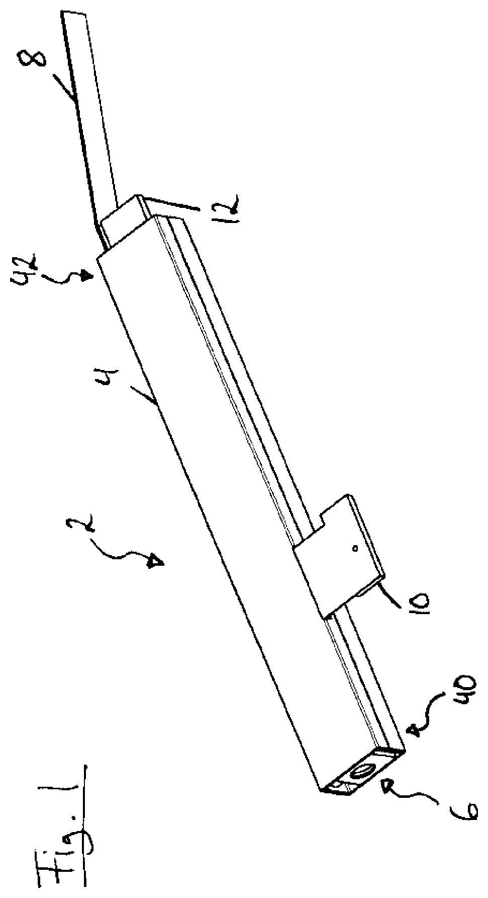 Patent US12403464 — Integrated motor cassette for connection to and for use in a pipetting system, pipetting system, and method for exchanging an integrated motor cassette of a pipetting system — Figure 1