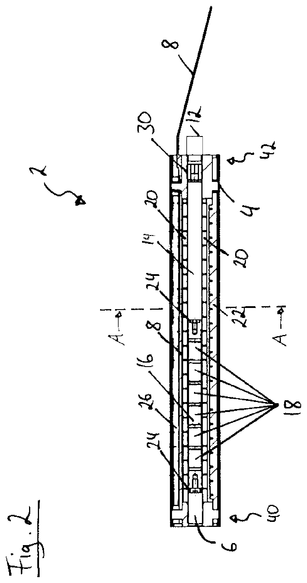 Patent US12403464 Figure 2 – Integrated motor cassette for connection to and for use in a pipetting system, pipetting system, and method for exchanging an integrated motor cassette of a pipetting system