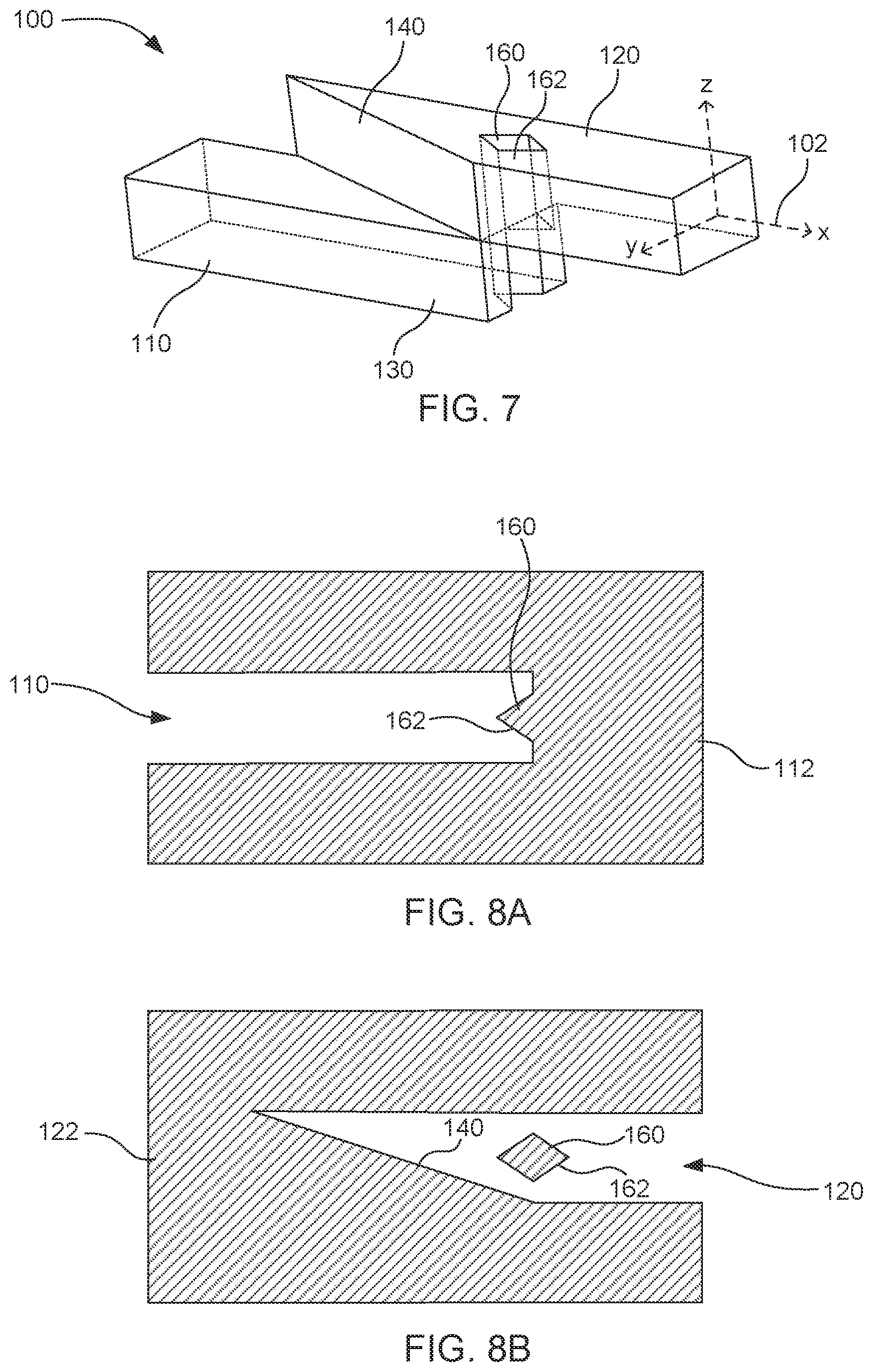 Patent US12403471 Figure 5 – Microfluidic structures with angled exterior wall segments