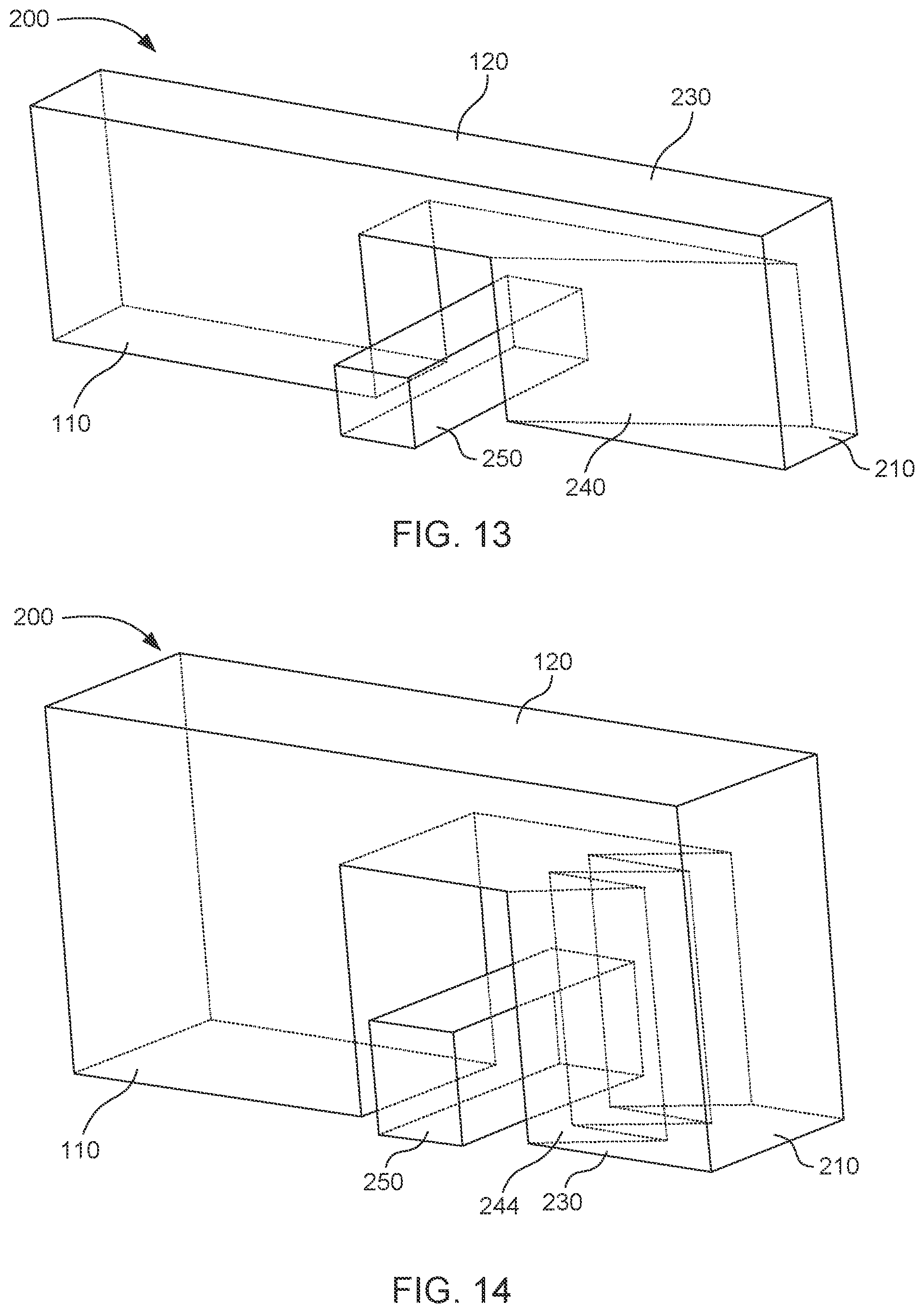 Patent US12403471 Figure 8 – Microfluidic structures with angled exterior wall segments