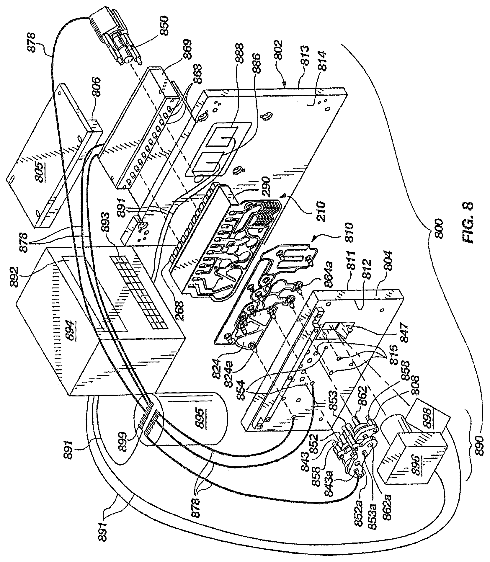 Patent US12403479 Figure 7 – Self-contained biological analysis