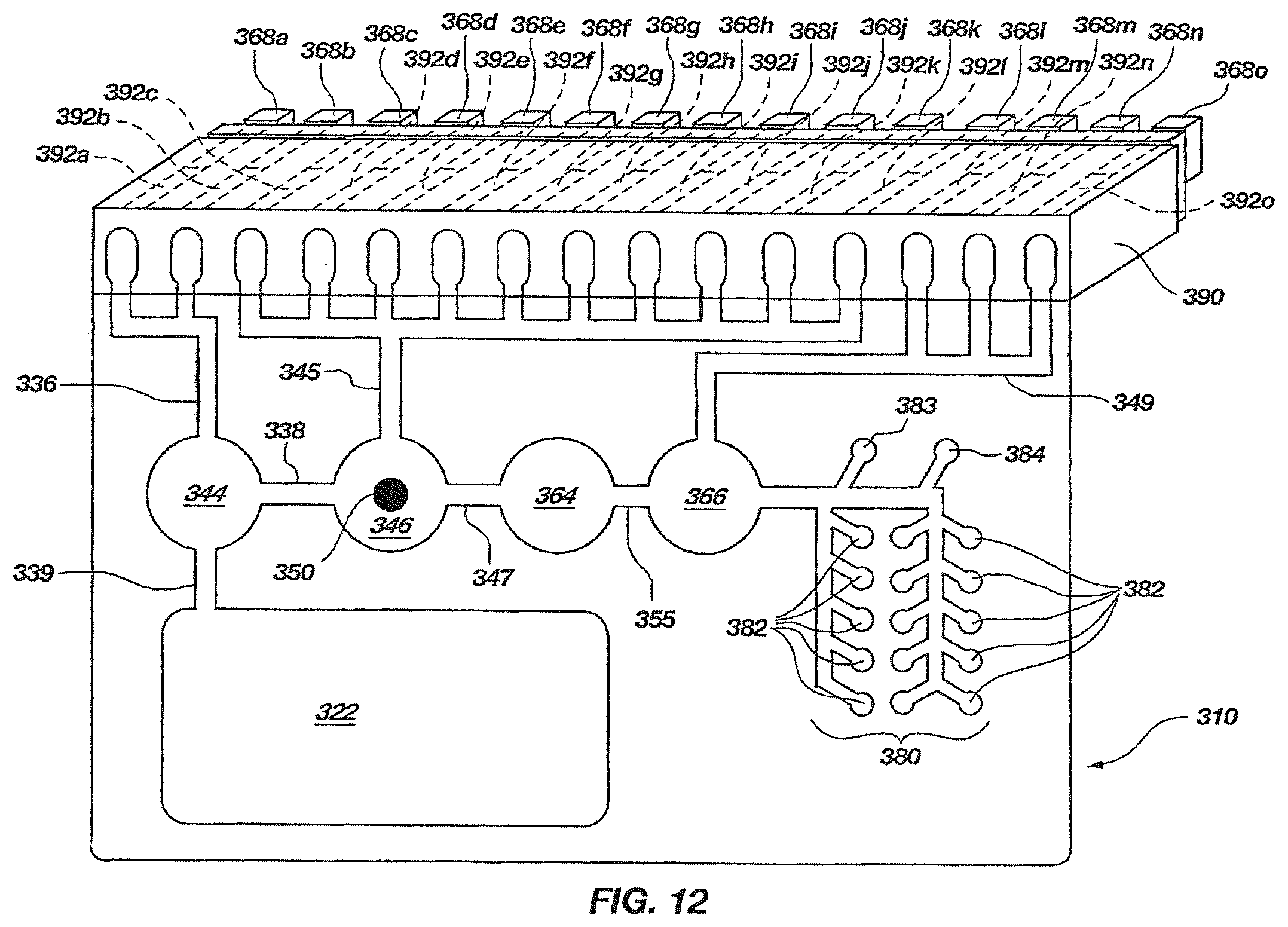Patent US12403479 Figure 10 – Self-contained biological analysis