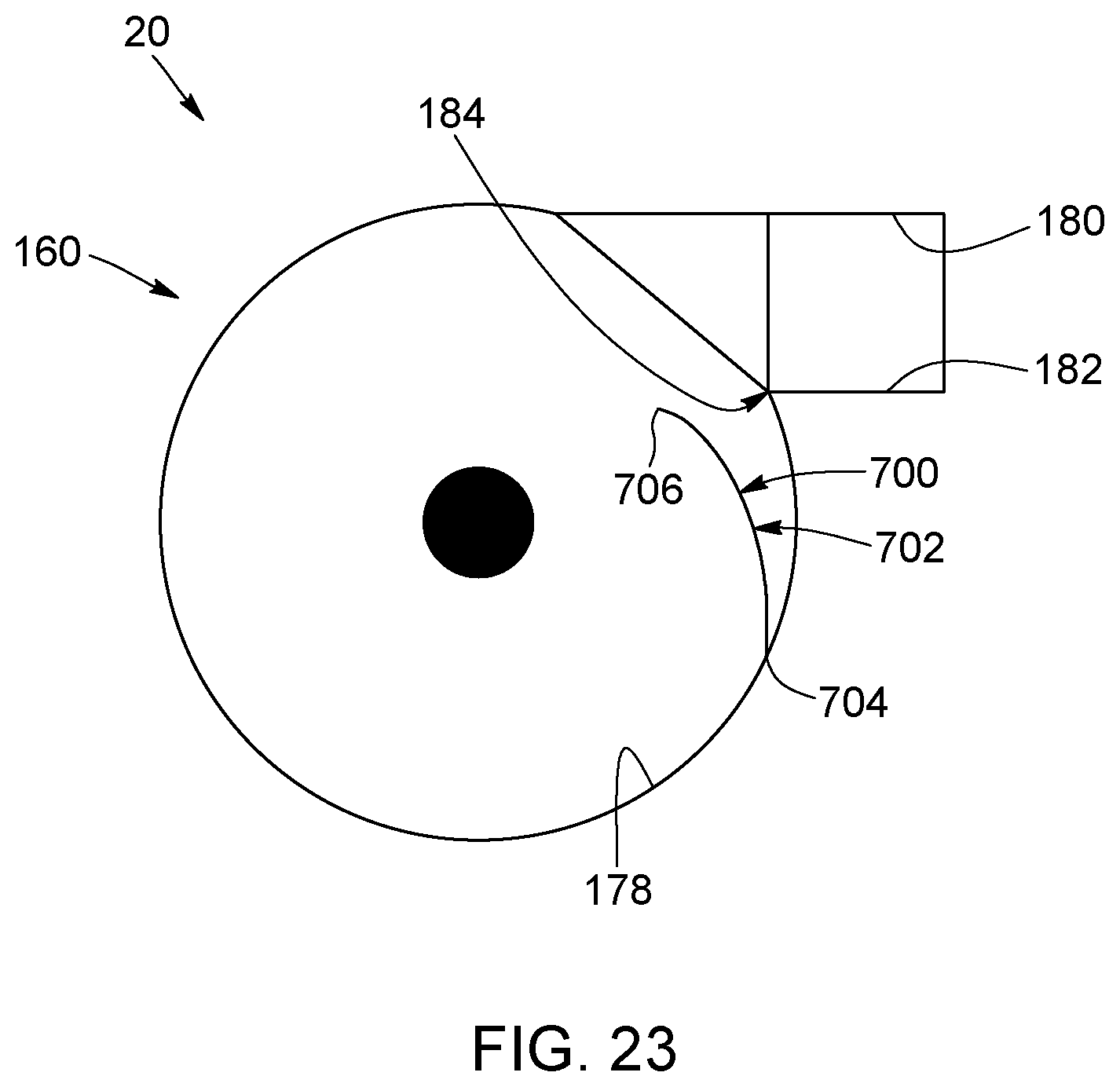 Patent US12403481 Figure 16 – Pulverizer with output flow control and methods for controlling output flow in a pulverizer