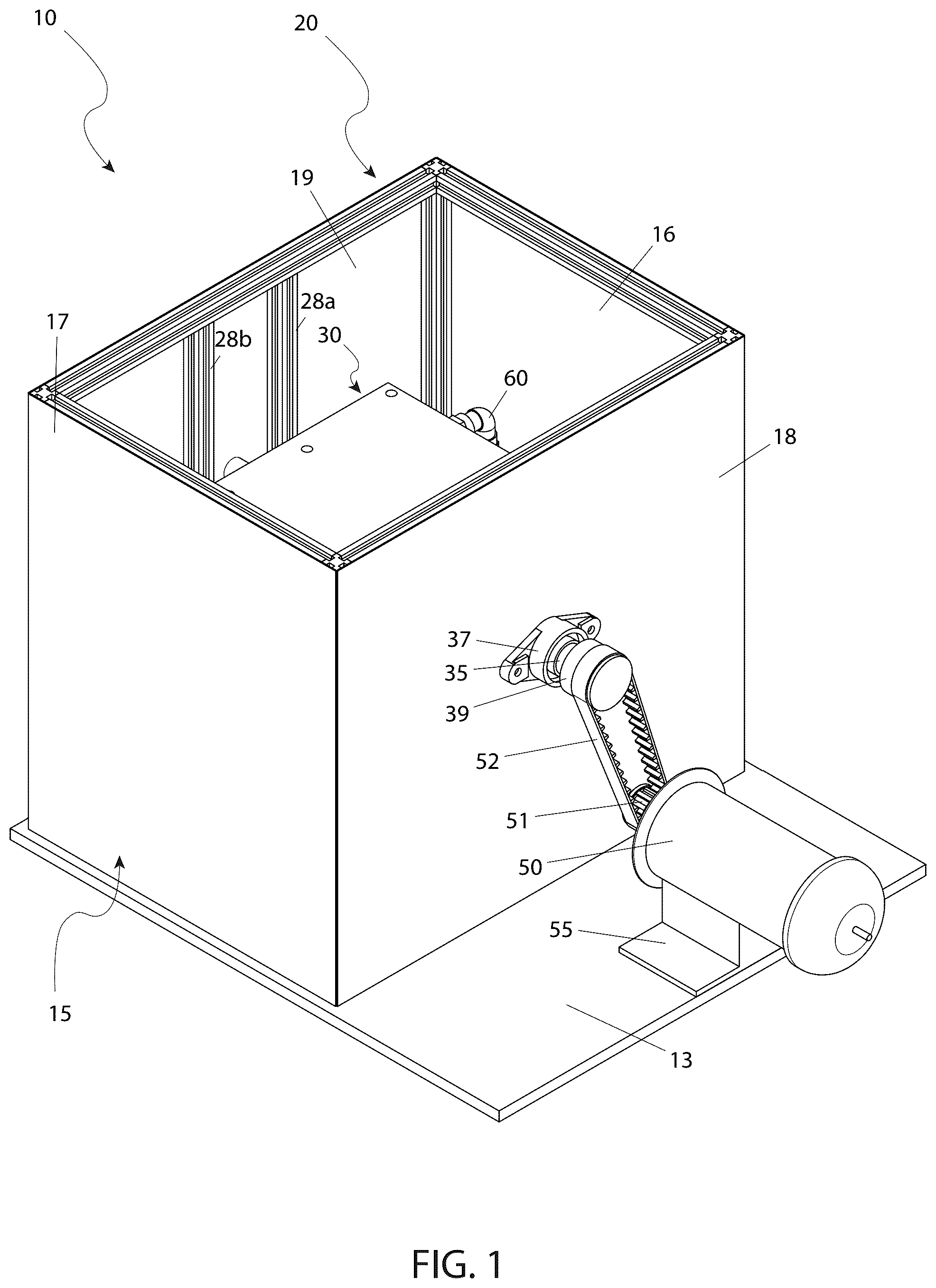Patent US12403482 Figure 1 – Continuous clean centrifuge