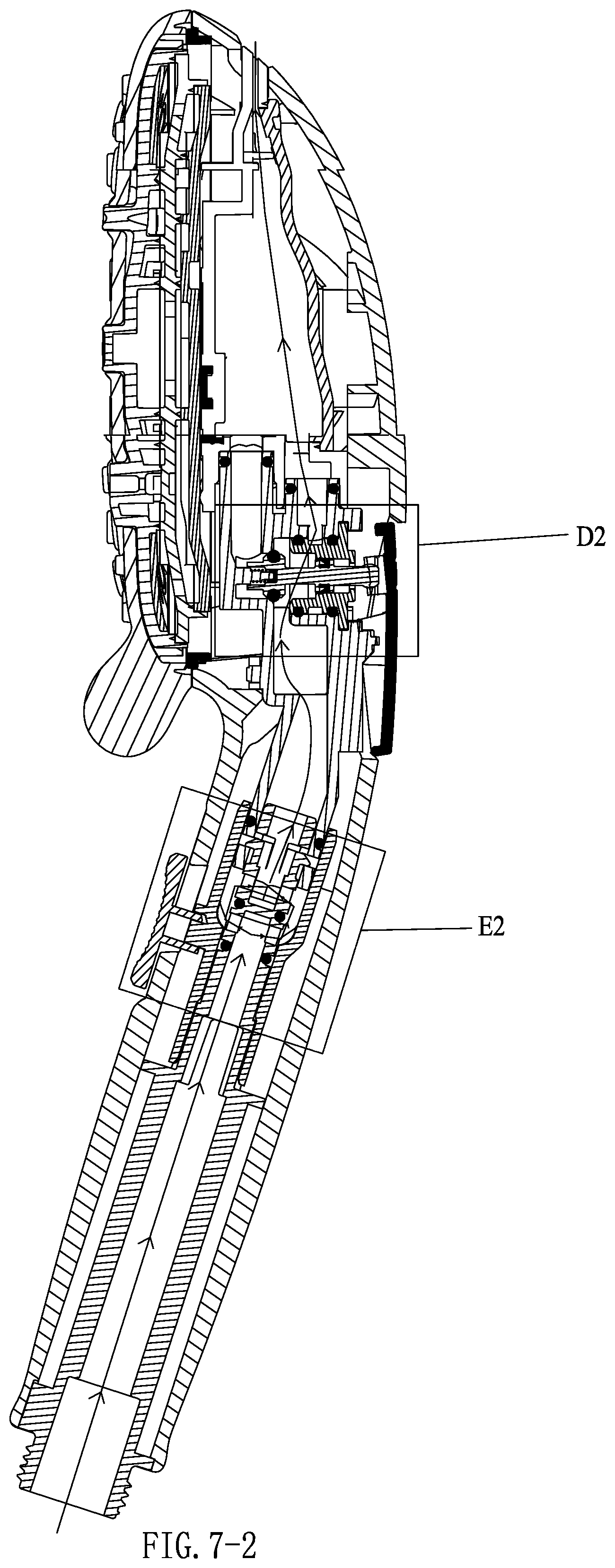 Patent US12403487 Figure 8 – Multifunctional handheld shower