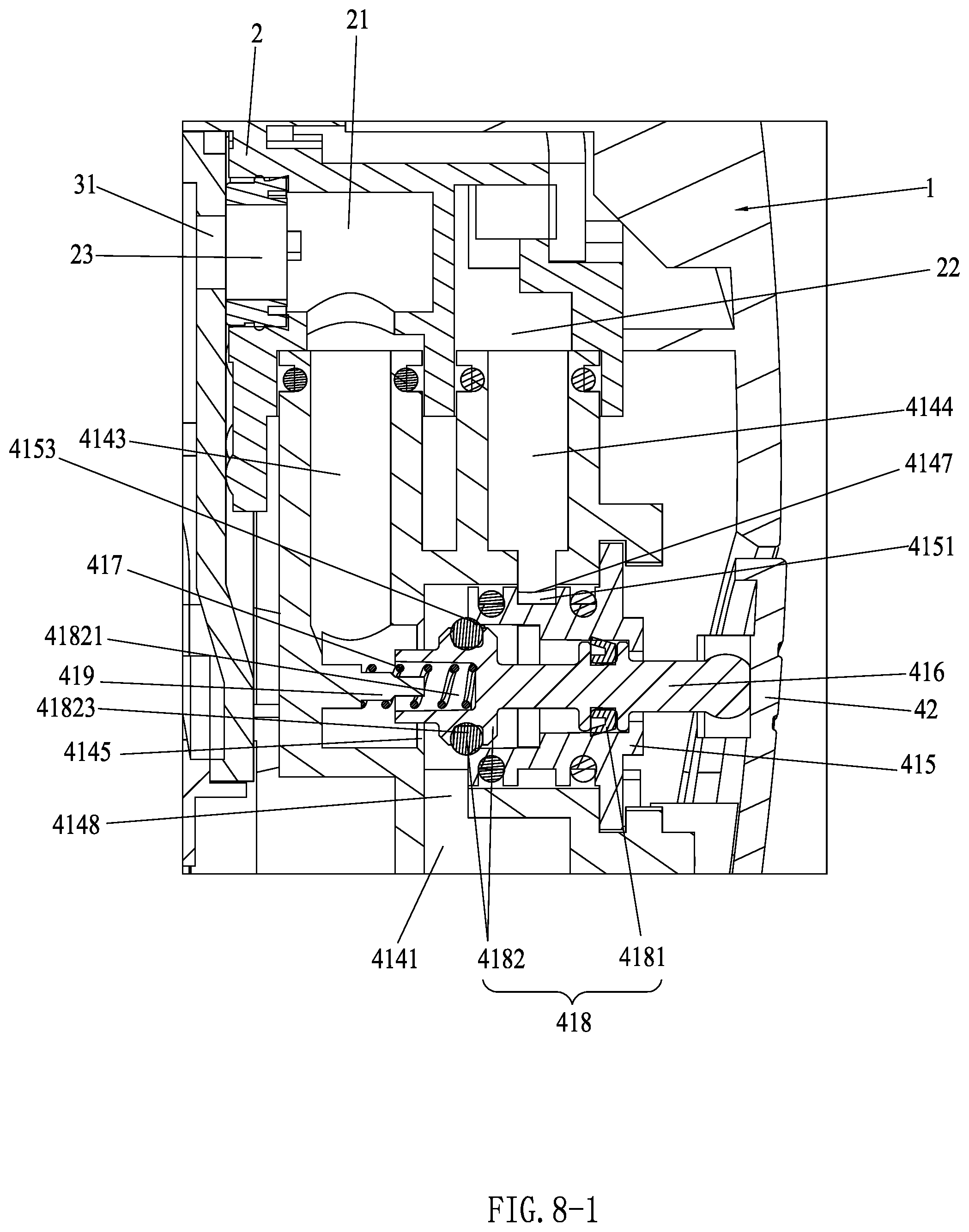 Patent US12403487 Figure 9 – Multifunctional handheld shower